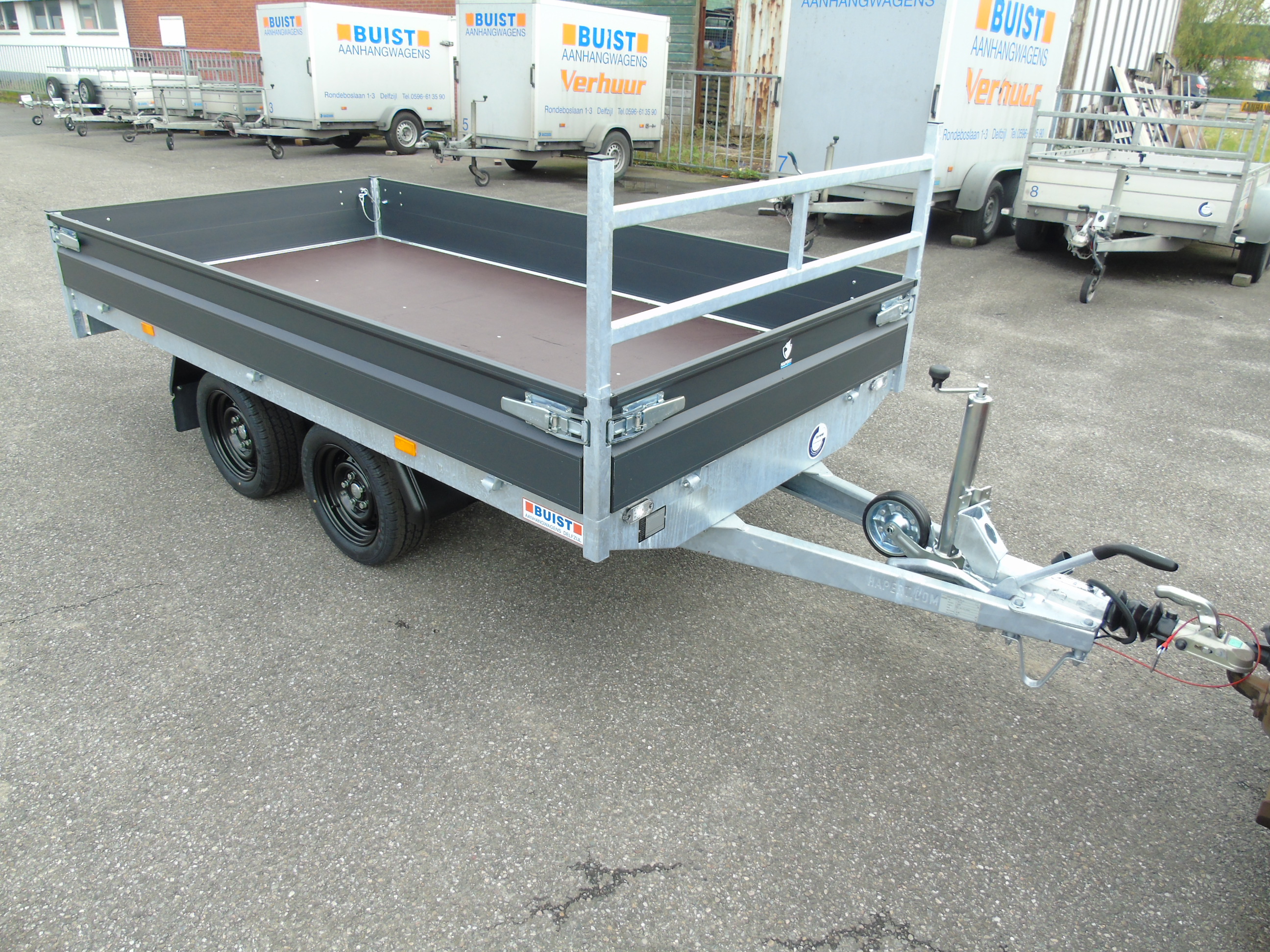 Voorraad aanhangwagen Hapert Azure H-2 Limited 305 x 160 cm 2000 kg LED verlichting