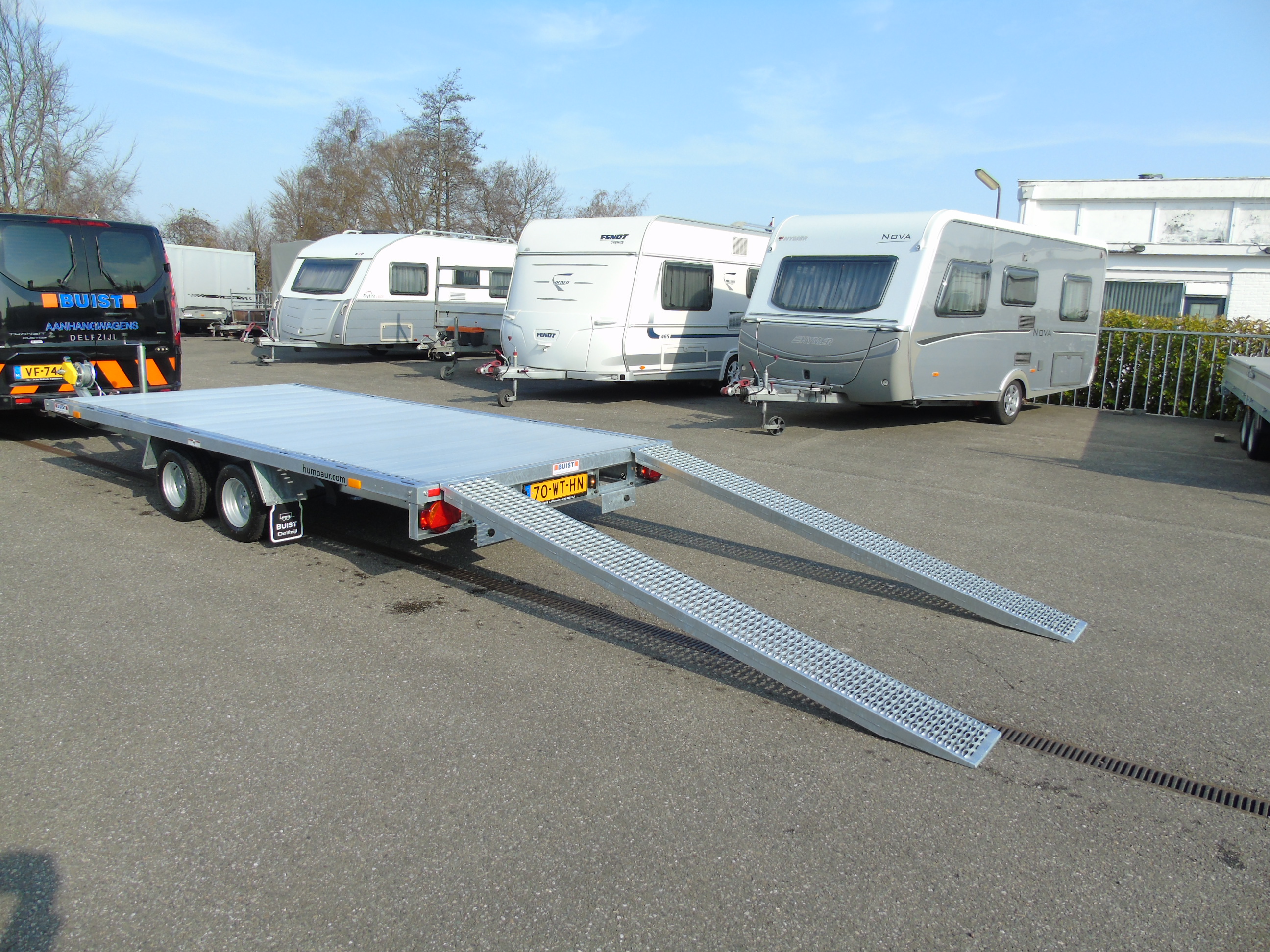 Voorraad aanhangwagen Humbaur Universal 3000 Alu Multitransporter