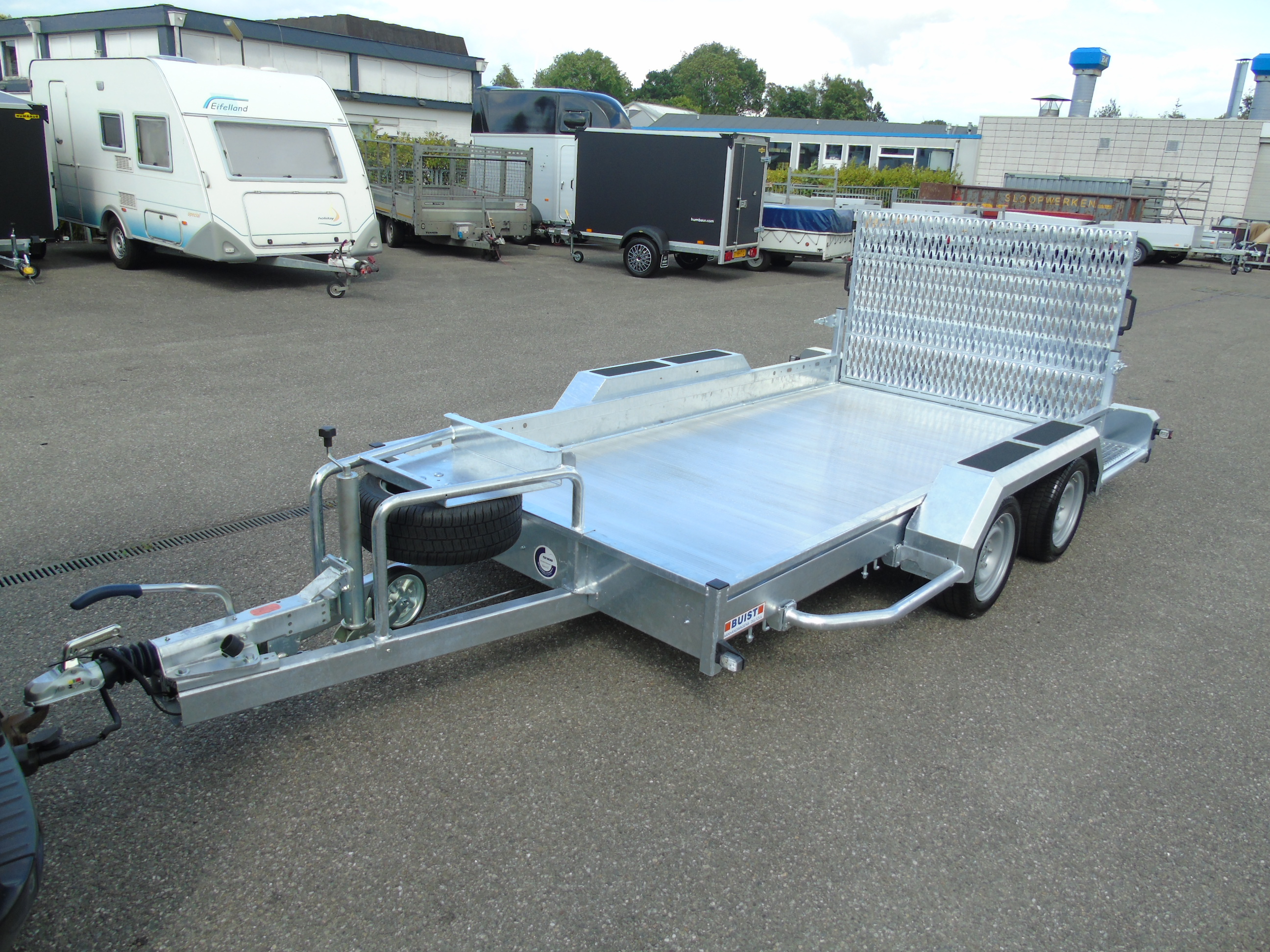 Voorraad aanhangwagen Hapert Indigo LF-2 355 x 169 cm 3000 kg Machinetransporter