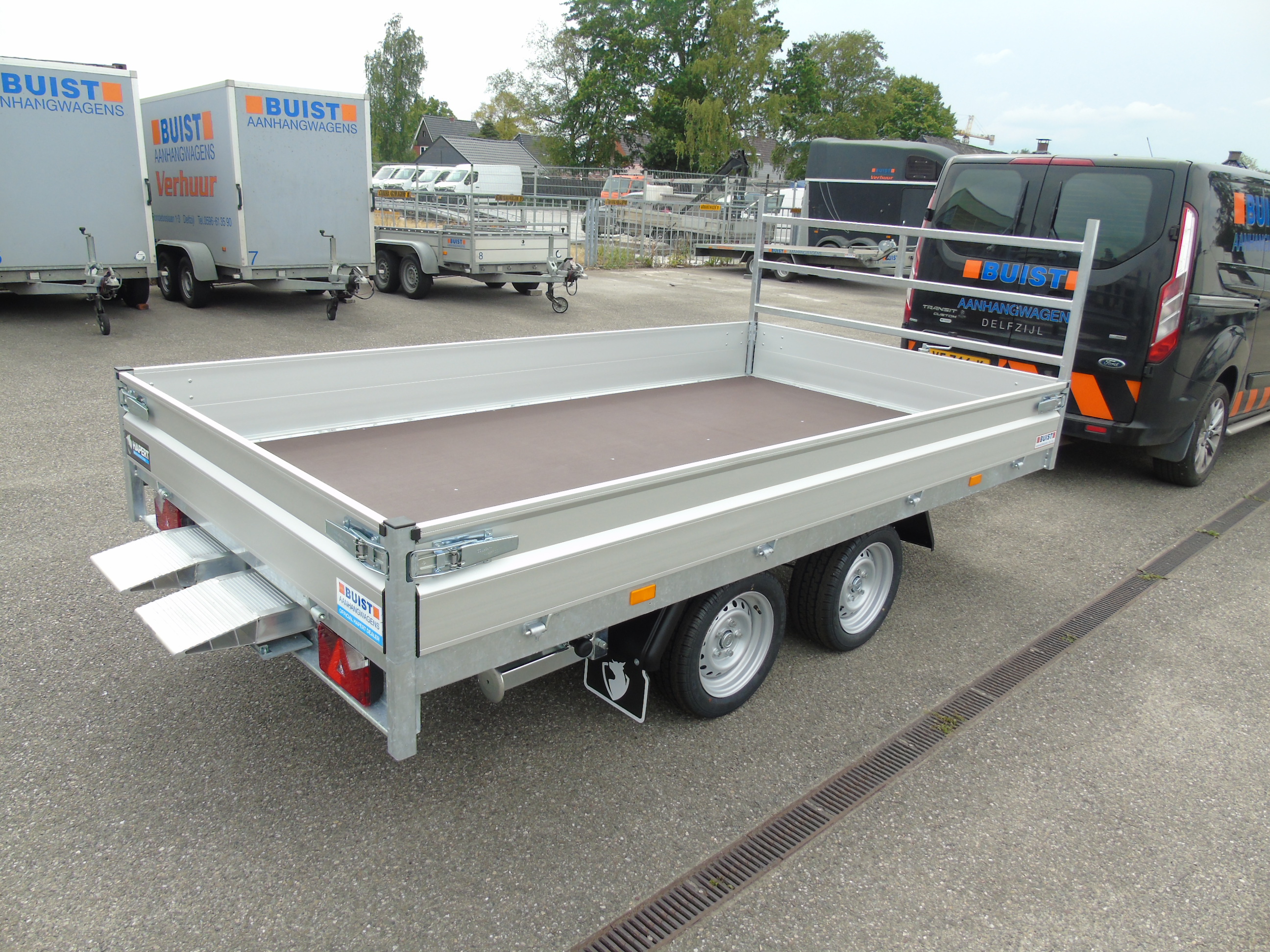 Voorraad aanhangwagen Hapert Azure H-2 335 x 180 cm 2700 kg Oprijpakket