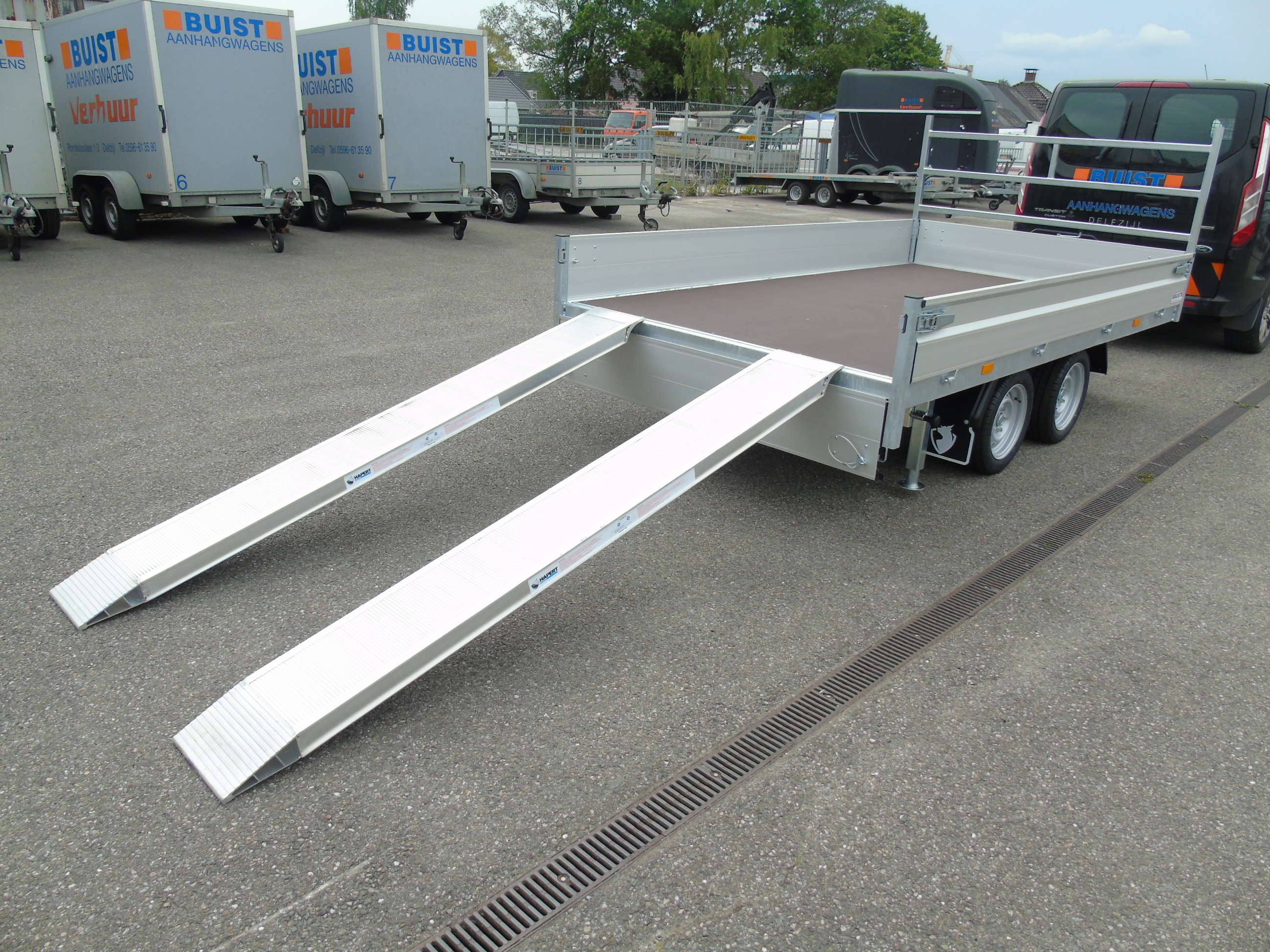 Voorraad aanhangwagen Hapert Azure H-2 335 x 180 cm 2700 kg Oprijpakket