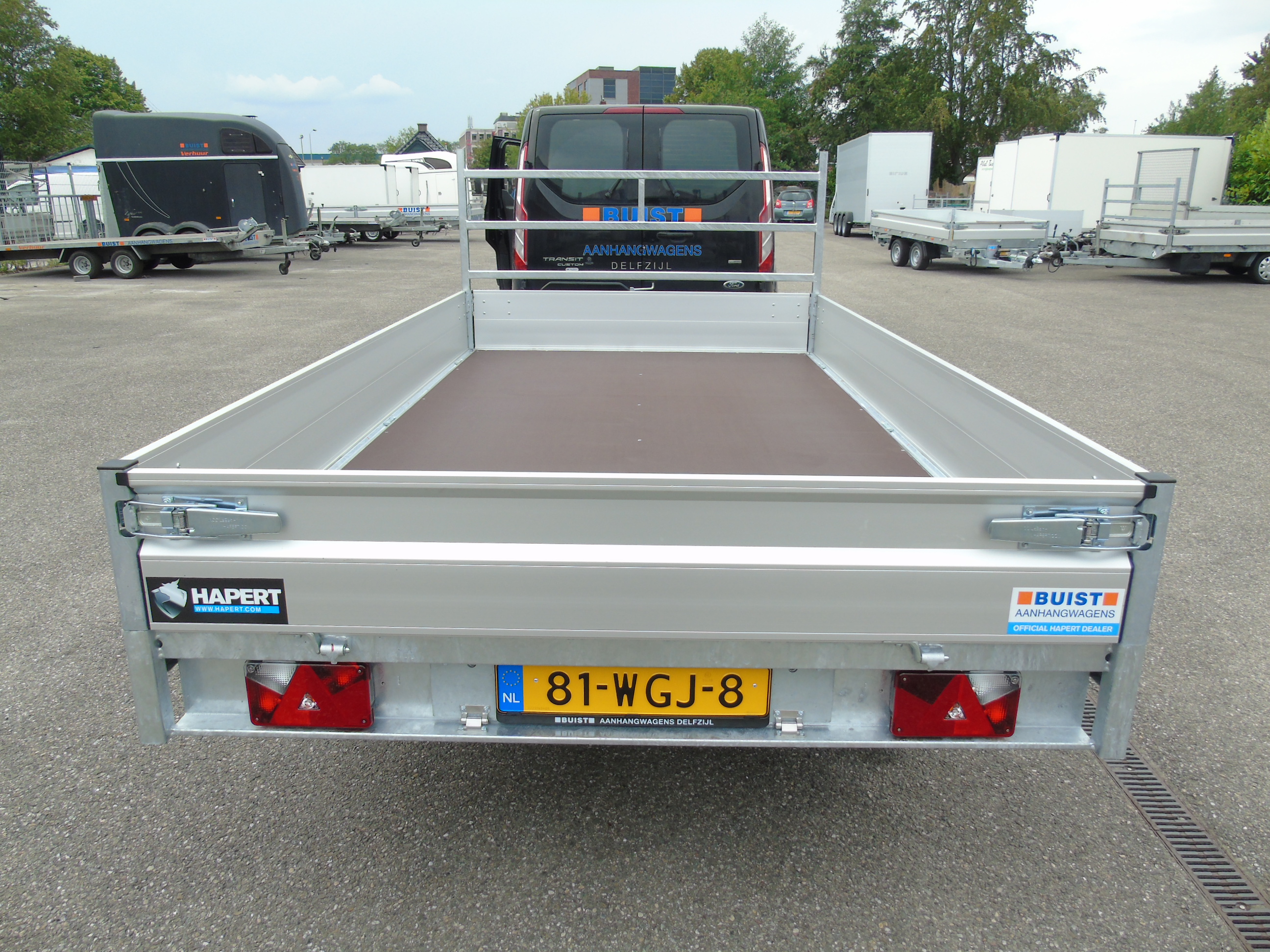 Voorraad aanhangwagen Hapert Azure H-2 335 x 180 cm 2700 kg Oprijpakket