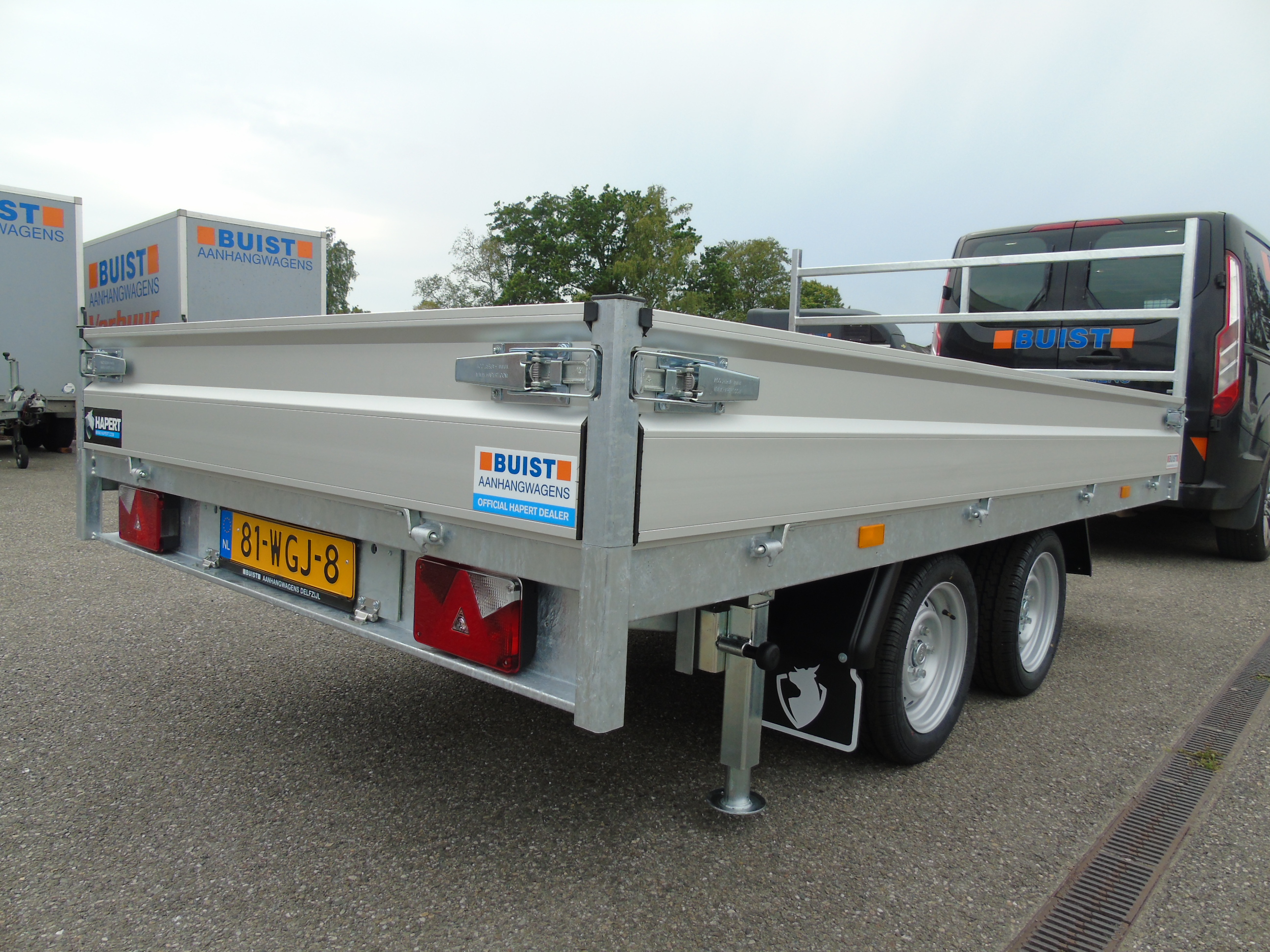 Voorraad aanhangwagen Hapert Azure H-2 335 x 180 cm 2700 kg Oprijpakket