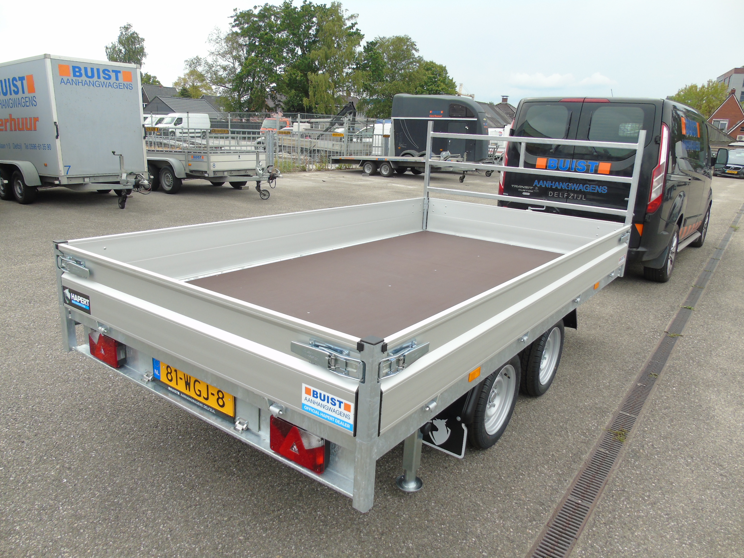 Voorraad aanhangwagen Hapert Azure H-2 335 x 180 cm 2700 kg Oprijpakket