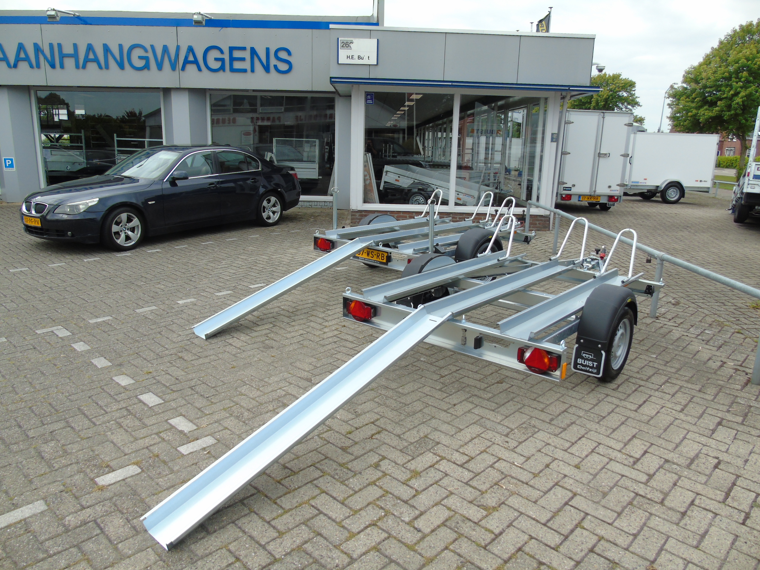 Voorraad aanhangwagen Humbaur HM 752113 Motortrailer 3 motoren