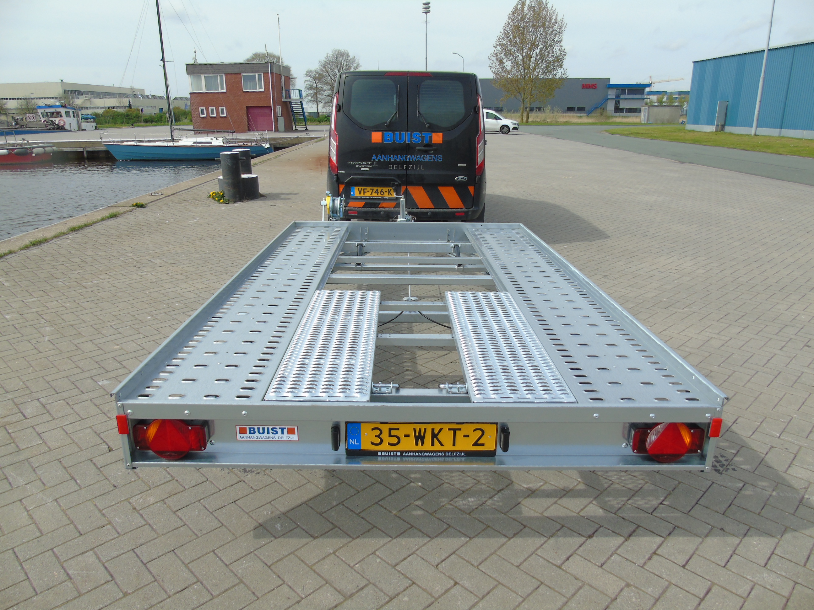 Voorraad aanhangwagen Humbaur FTK 153520 kantelbare autotransporter