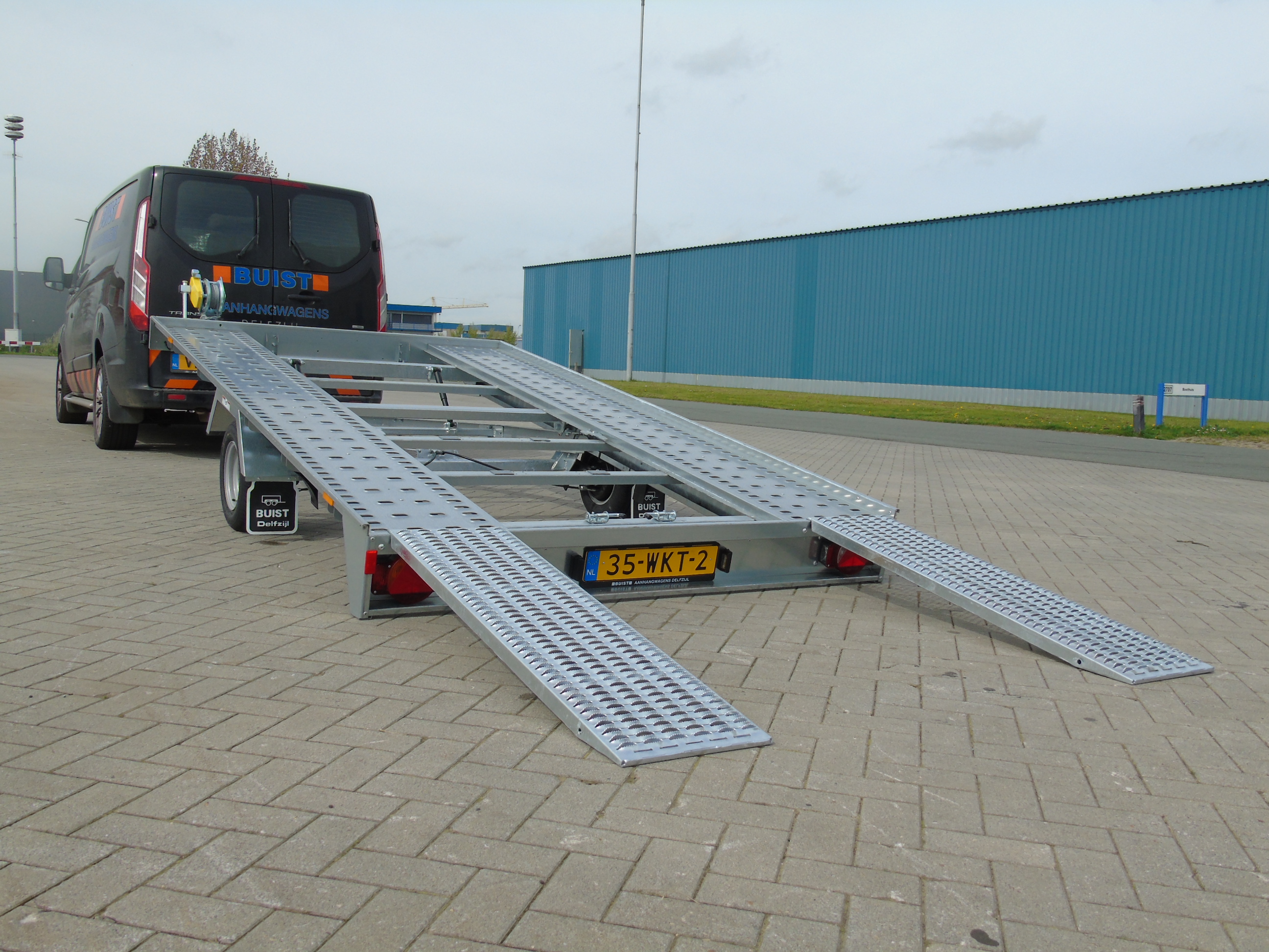 Voorraad aanhangwagen Humbaur FTK 153520 kantelbare autotransporter