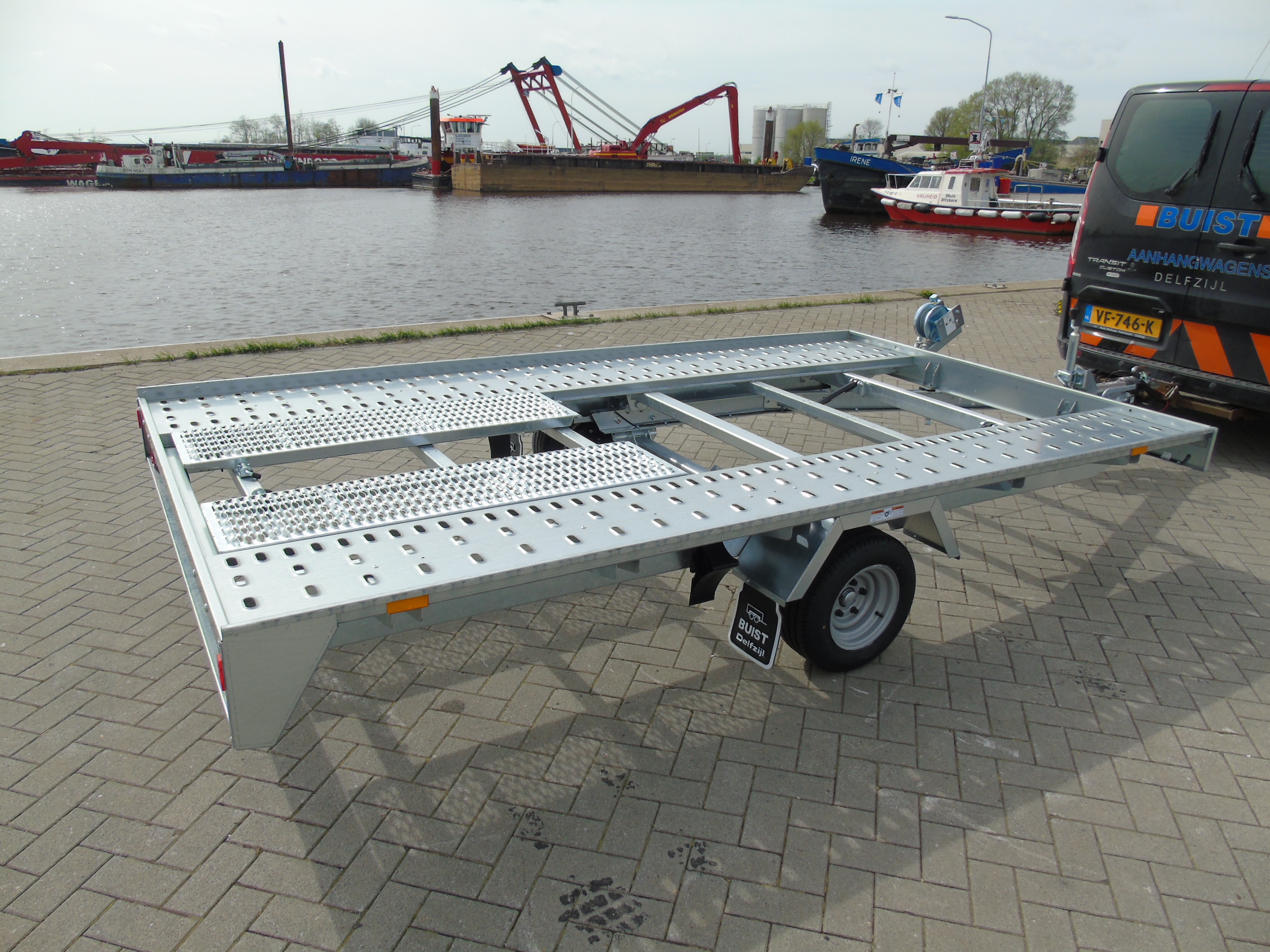 Voorraad aanhangwagen Humbaur FTK 153520 kantelbare autotransporter