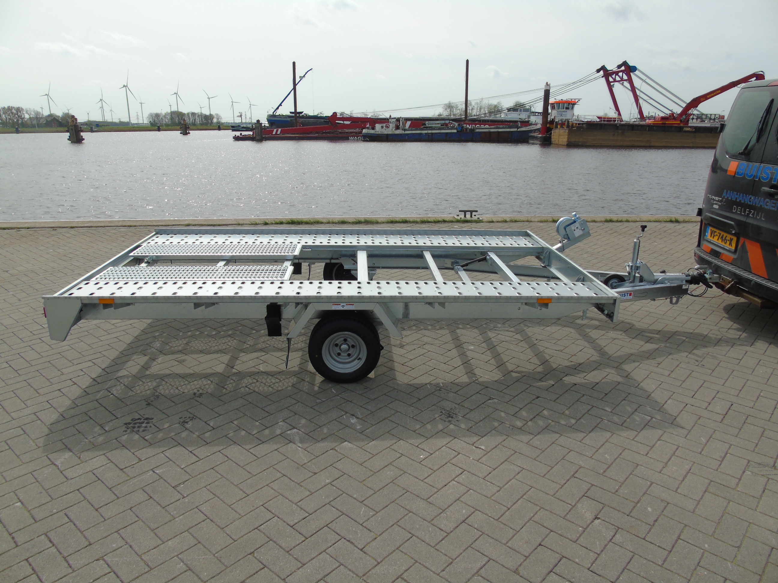 Voorraad aanhangwagen Humbaur FTK 153520 kantelbare autotransporter