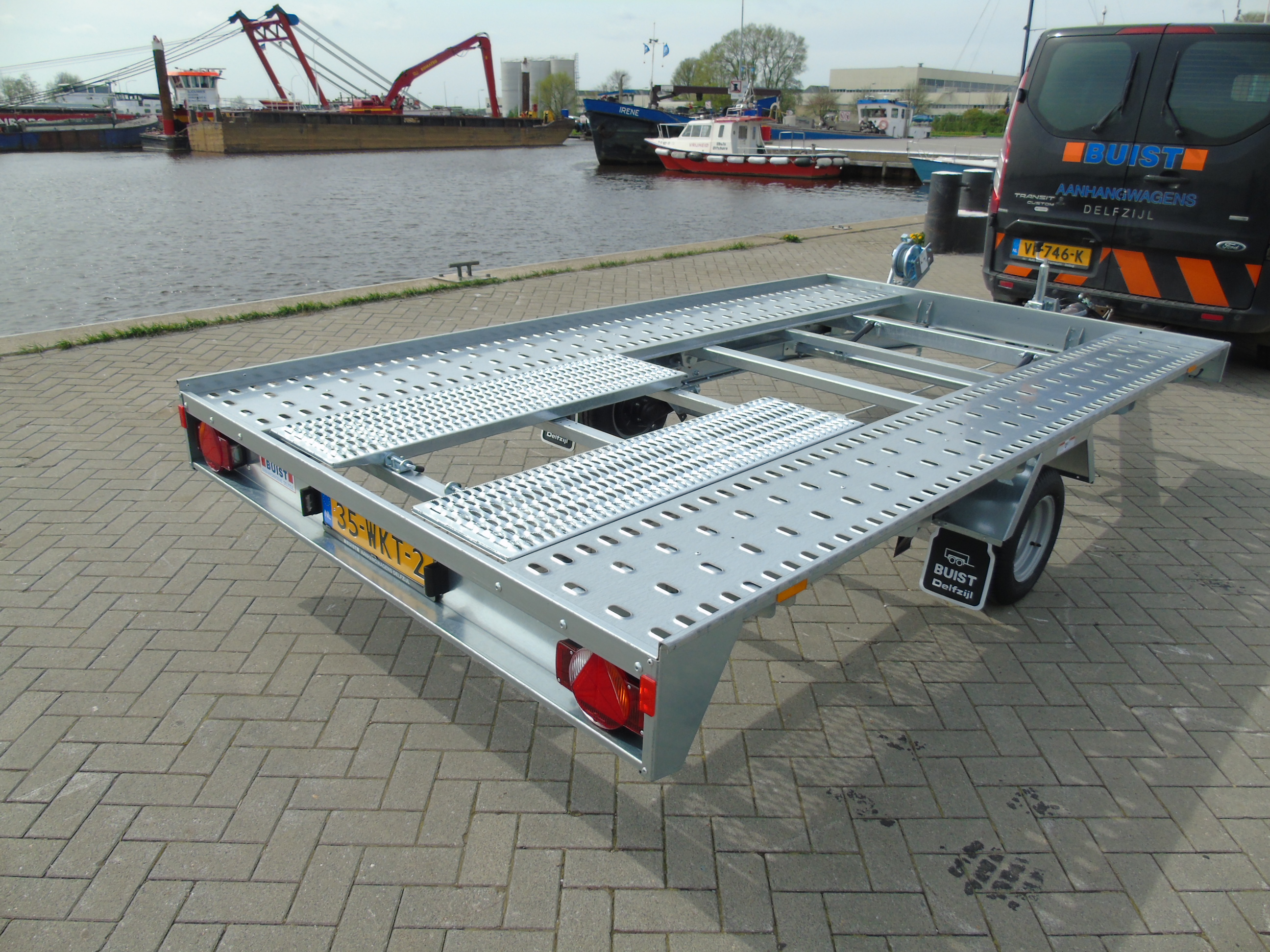 Voorraad aanhangwagen Humbaur FTK 153520 kantelbare autotransporter