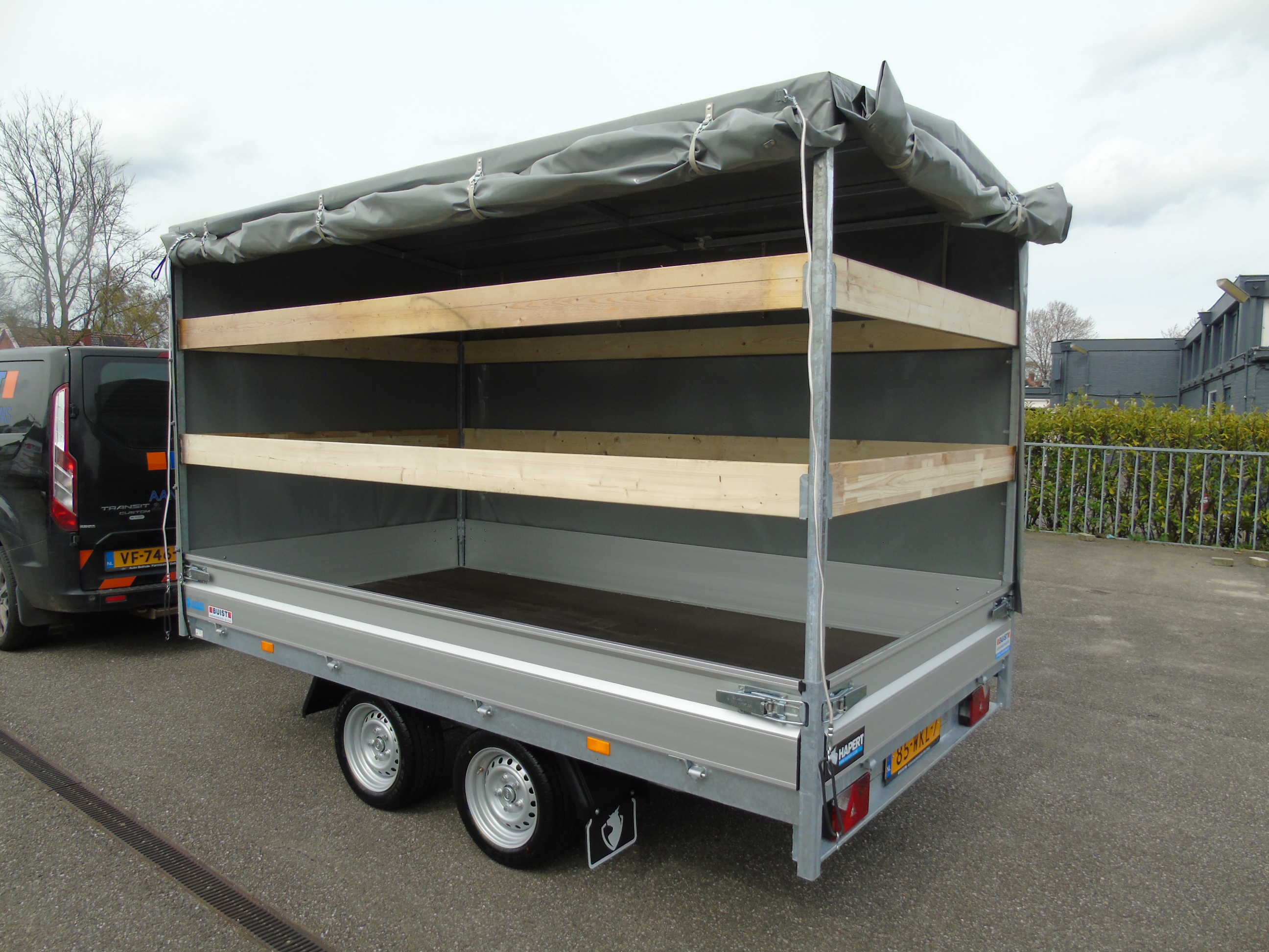 Voorraad aanhangwagen Hapert Azure H-2 335 x 180 cm 2700 kg met huifopbouw 180 cm