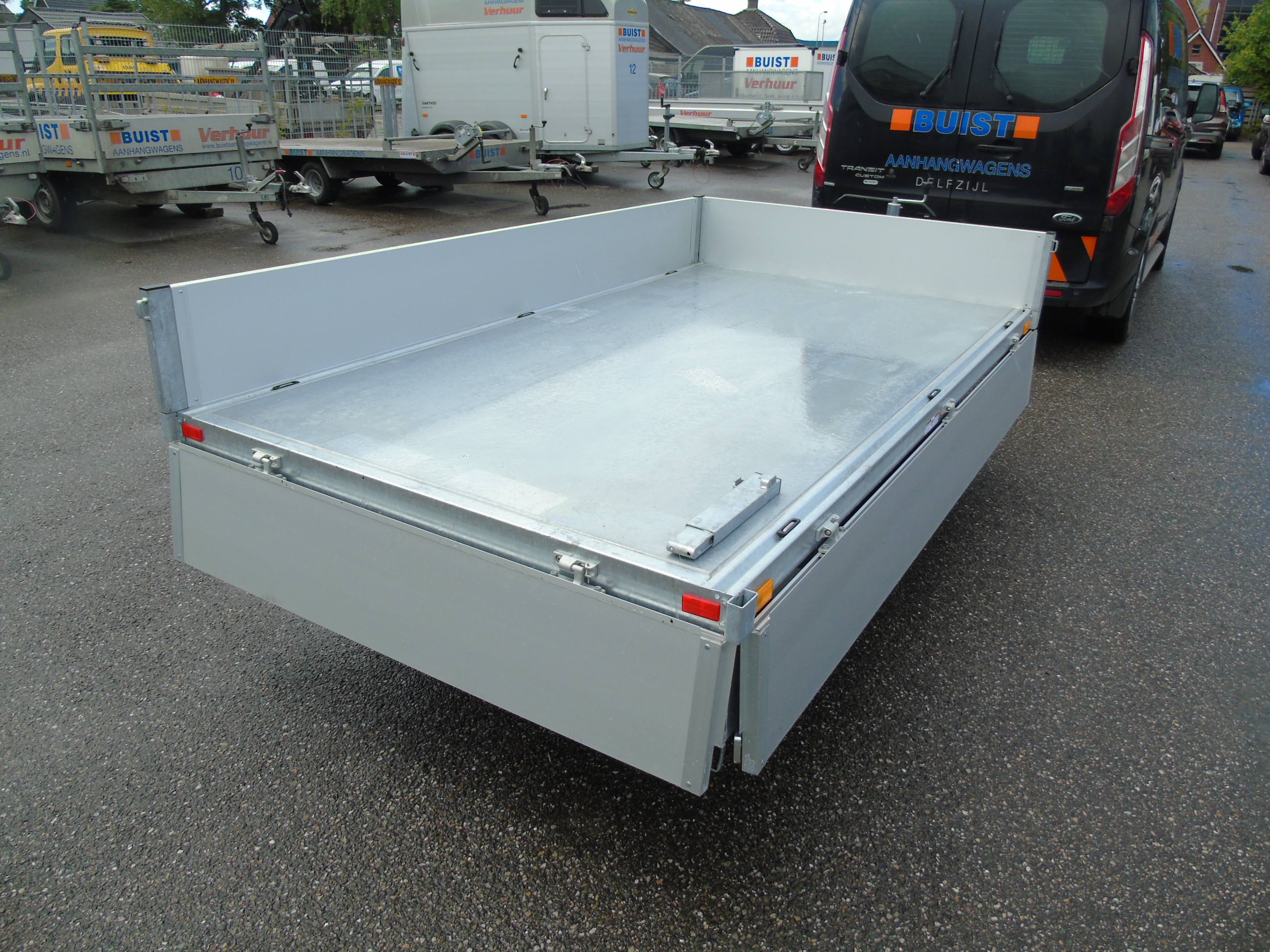 Voorraad aanhangwagen Humbaur HUK 272715 achterwaartse kipper electrisch