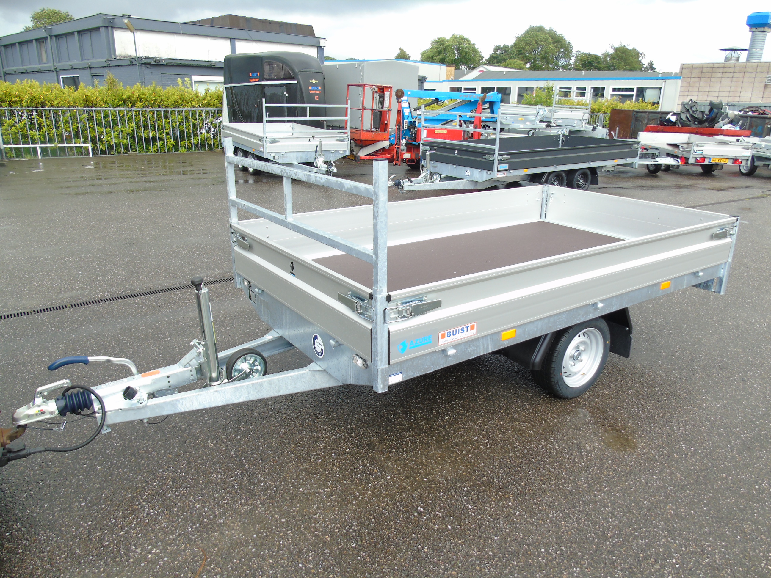 Voorraad aanhangwagen Hapert Azure H-1 280 x 160 cm Enkelasser plateauwagen