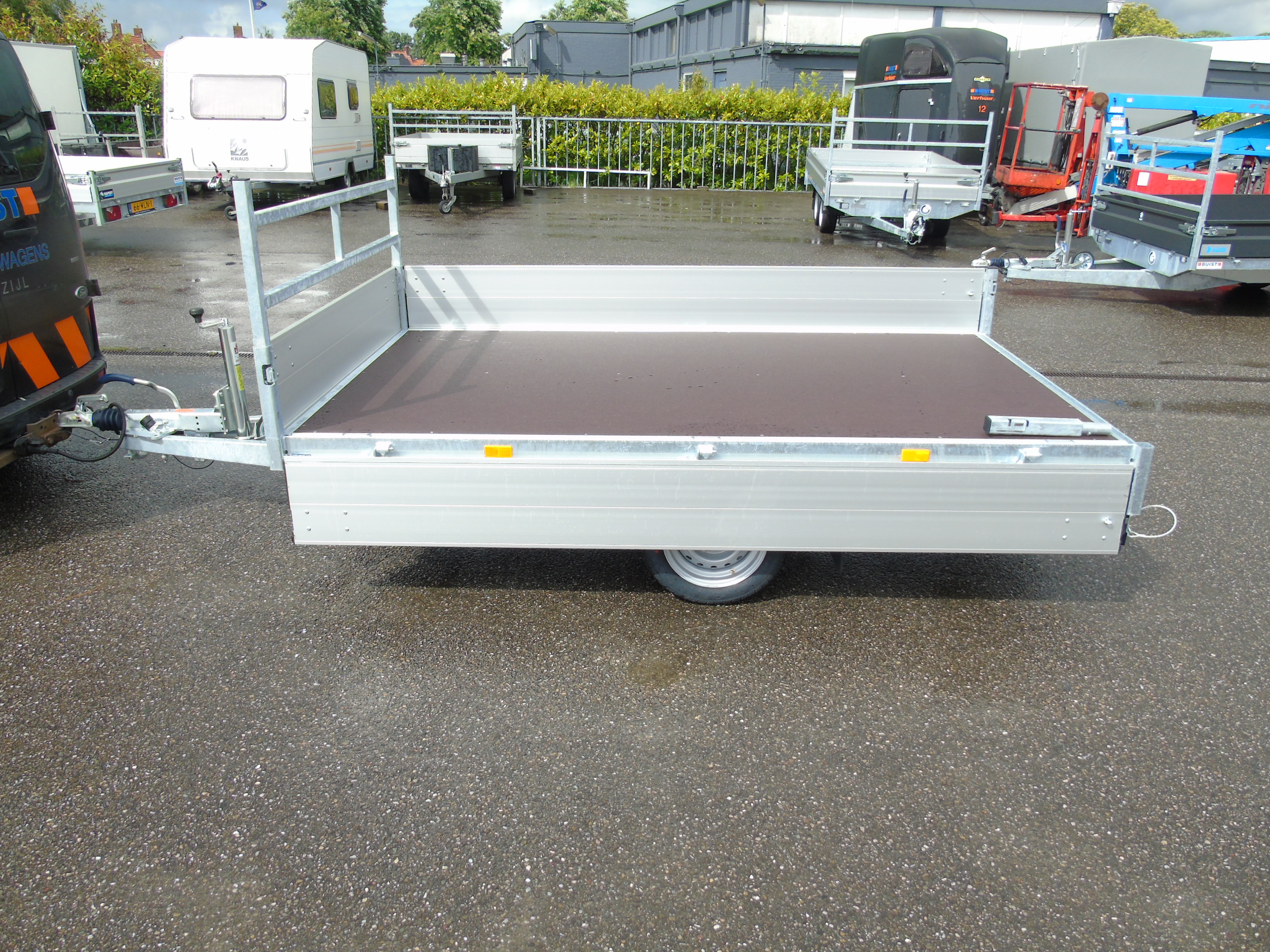 Voorraad aanhangwagen Hapert Azure H-1 280 x 160 cm Enkelasser plateauwagen