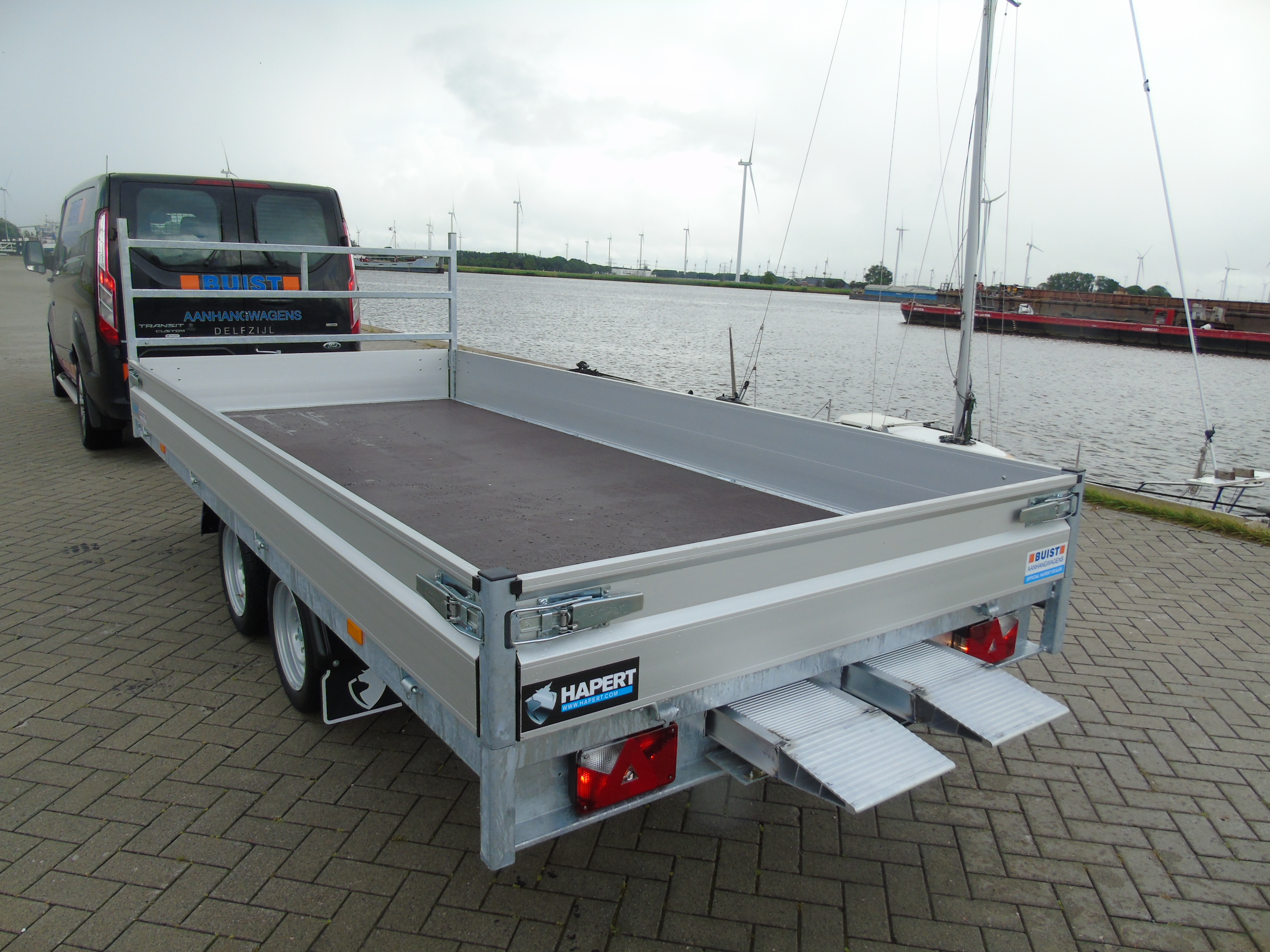 Voorraad aanhangwagen Hapert Azure H-2 405 x 180 cm 2700 kg oprijpakket