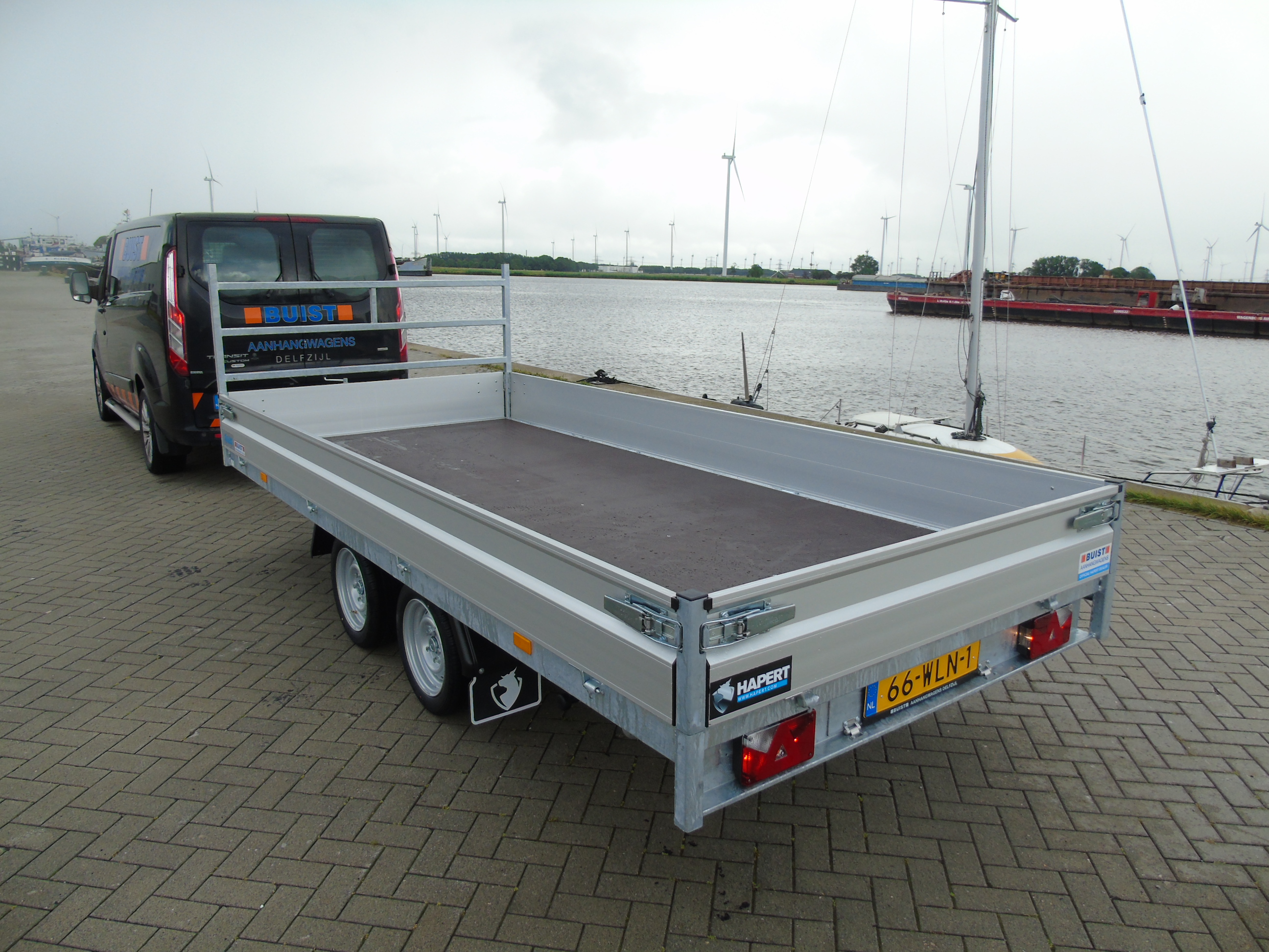 Voorraad aanhangwagen Hapert Azure H-2 405 x 180 cm 2700 kg oprijpakket