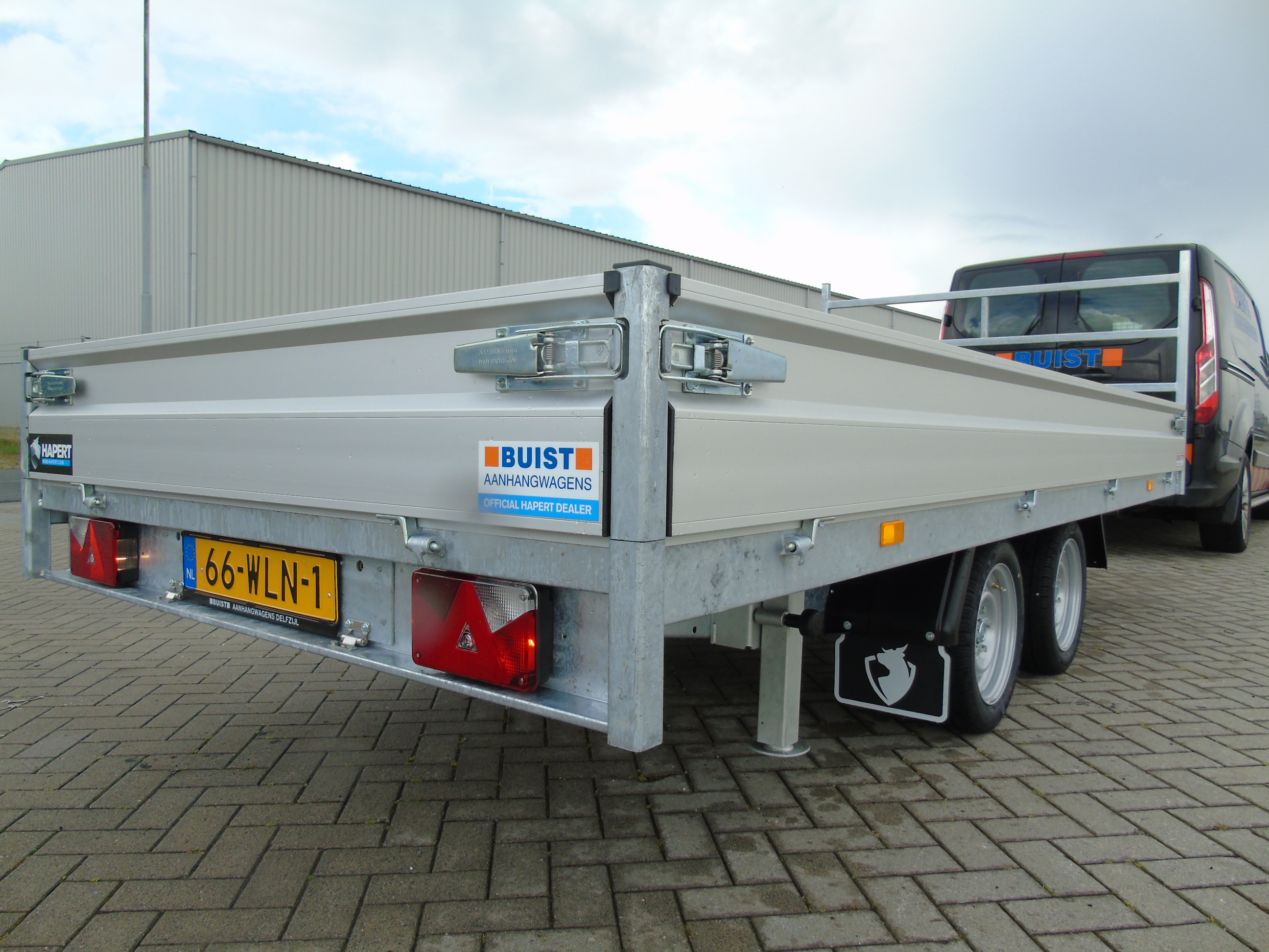 Voorraad aanhangwagen Hapert Azure H-2 405 x 180 cm 2700 kg oprijpakket