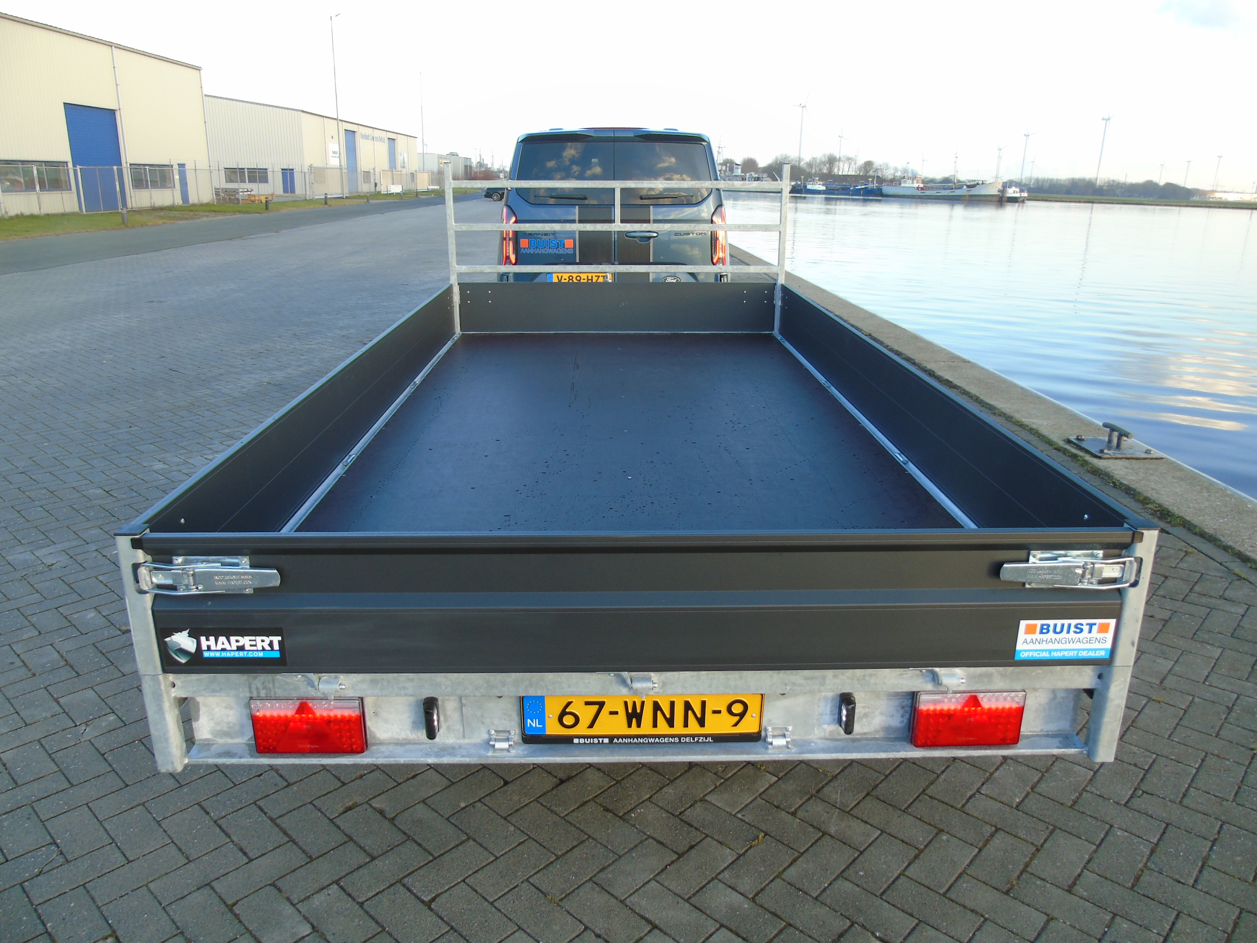 Voorraad aanhangwagen Hapert Azure H-2 Limited 405 x 200 cm 3000 kg oprijpakket LED
