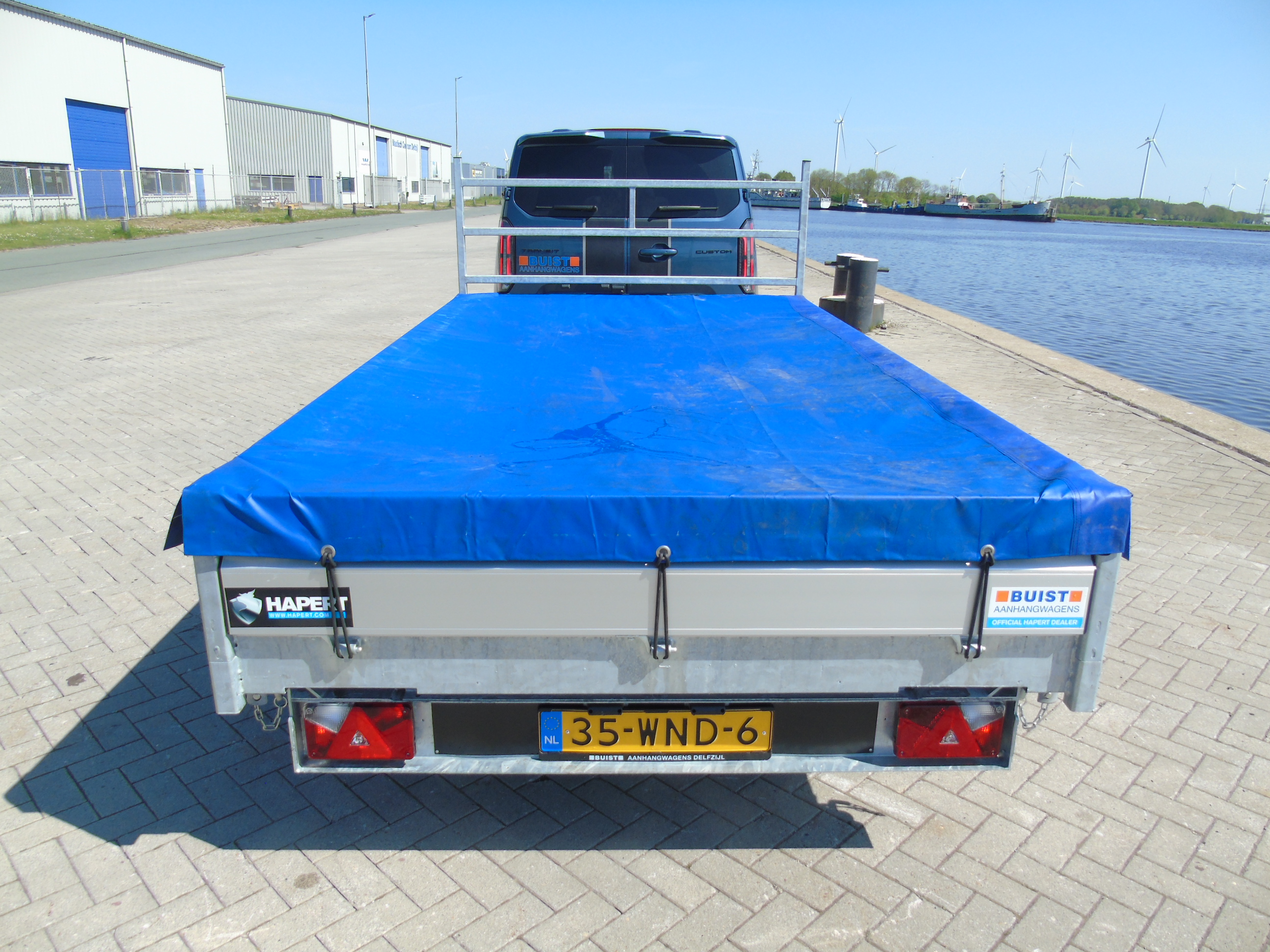 Occasion Hapert Cobalt HM-2 335 x 180 cm 2700 kg 3-zijdige kipper electrisch 10/2024