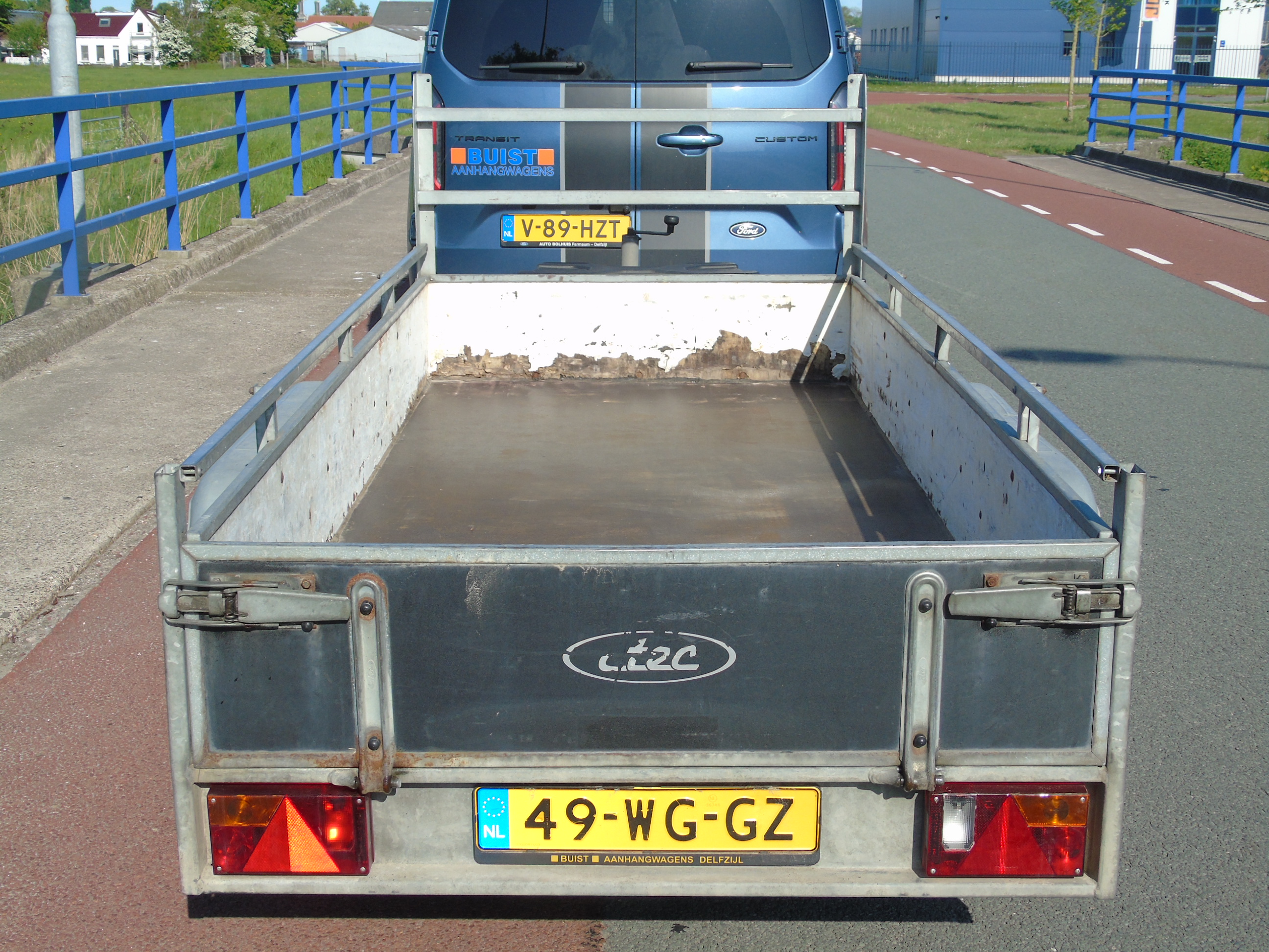Occasion Atec B2 tandemasser bakwagen300 x 130cm 2000 kg 2011