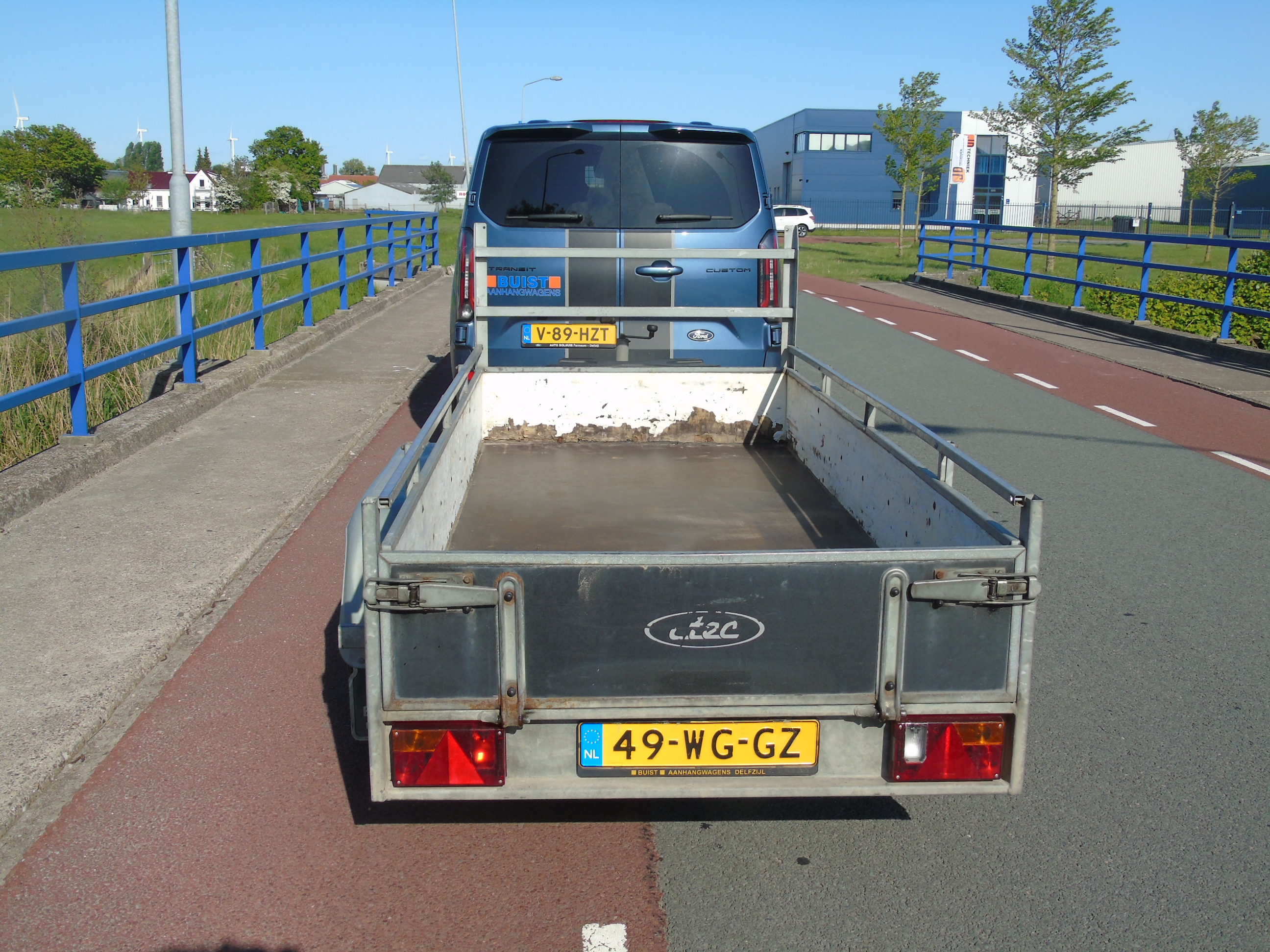 Occasion Atec B2 tandemasser bakwagen300 x 130cm 2000 kg 2011