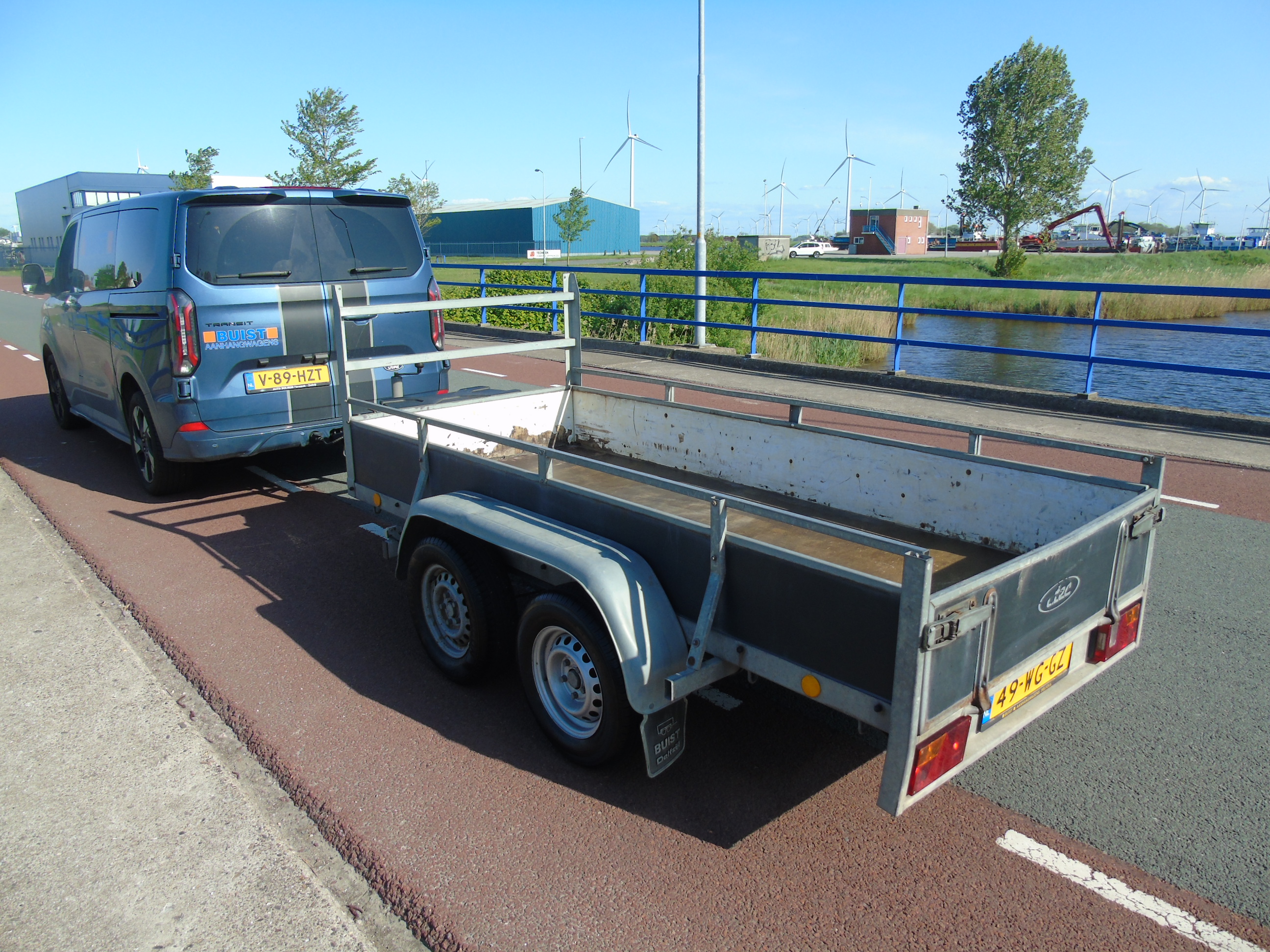 Occasion Atec B2 tandemasser bakwagen300 x 130cm 2000 kg 2011