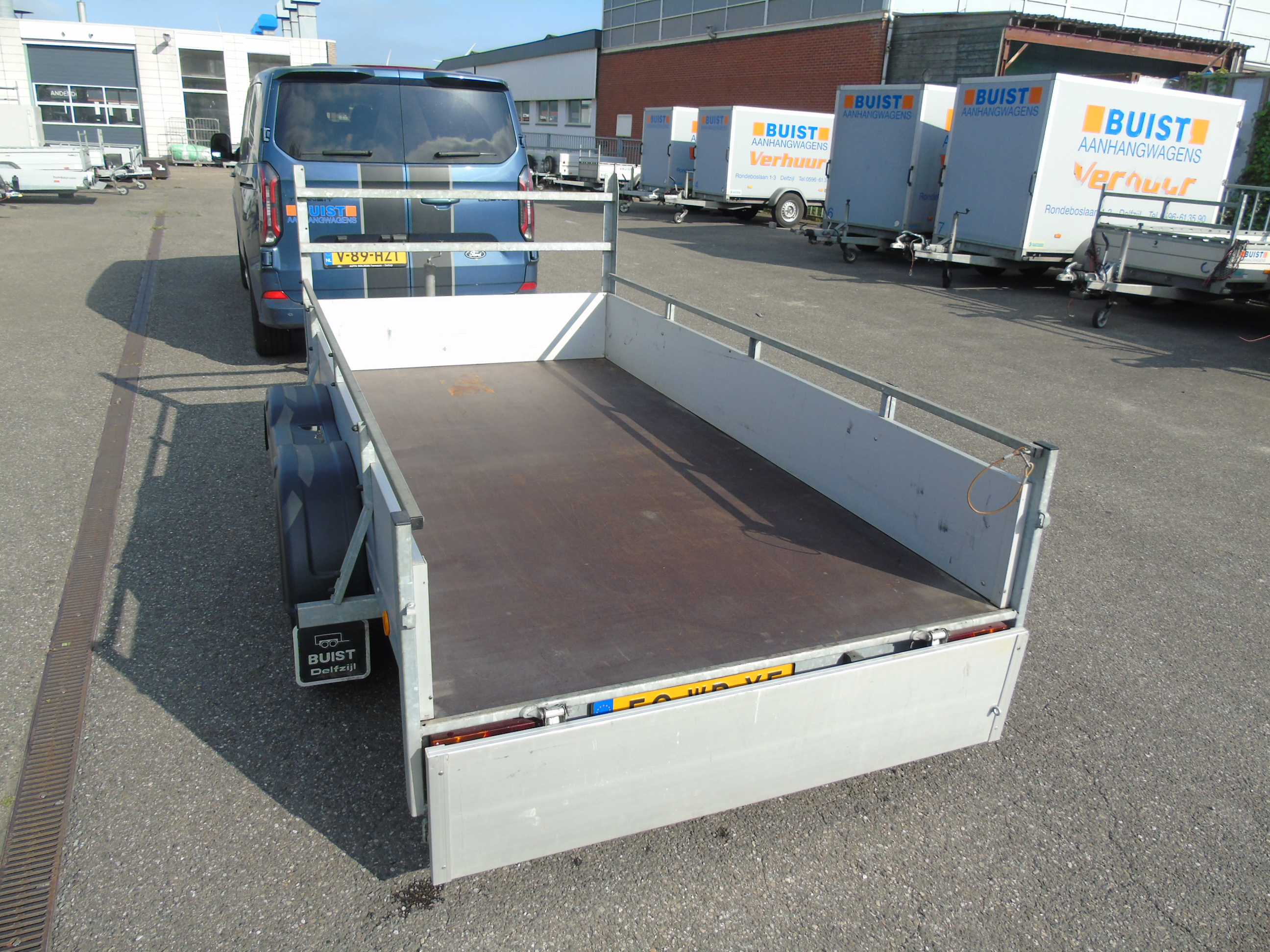 Occasion Atec B2 Alu tandemasser bakwagen 300 x 150 cm 2000 kg