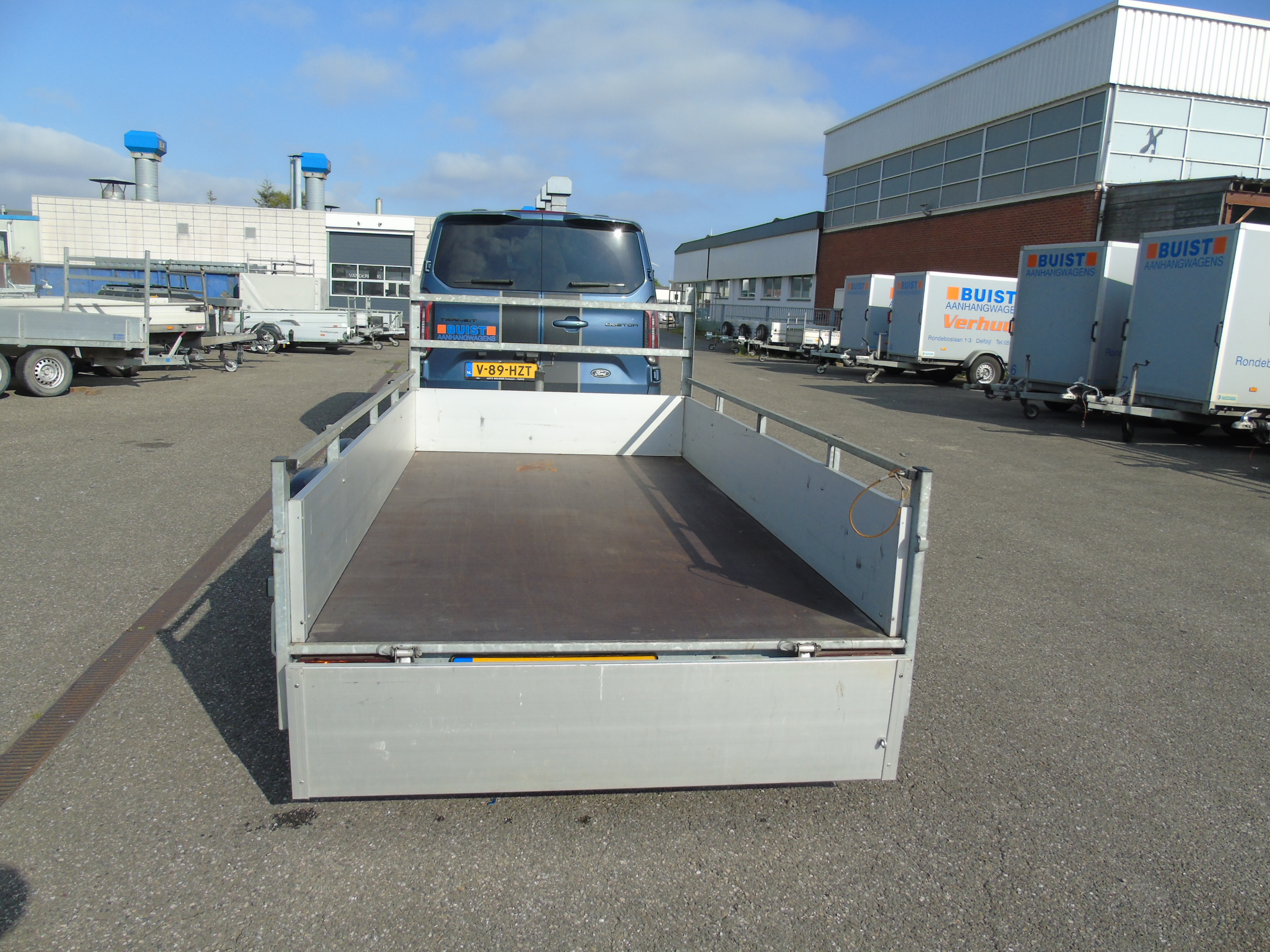 Occasion Atec B2 Alu tandemasser bakwagen 300 x 150 cm 2000 kg