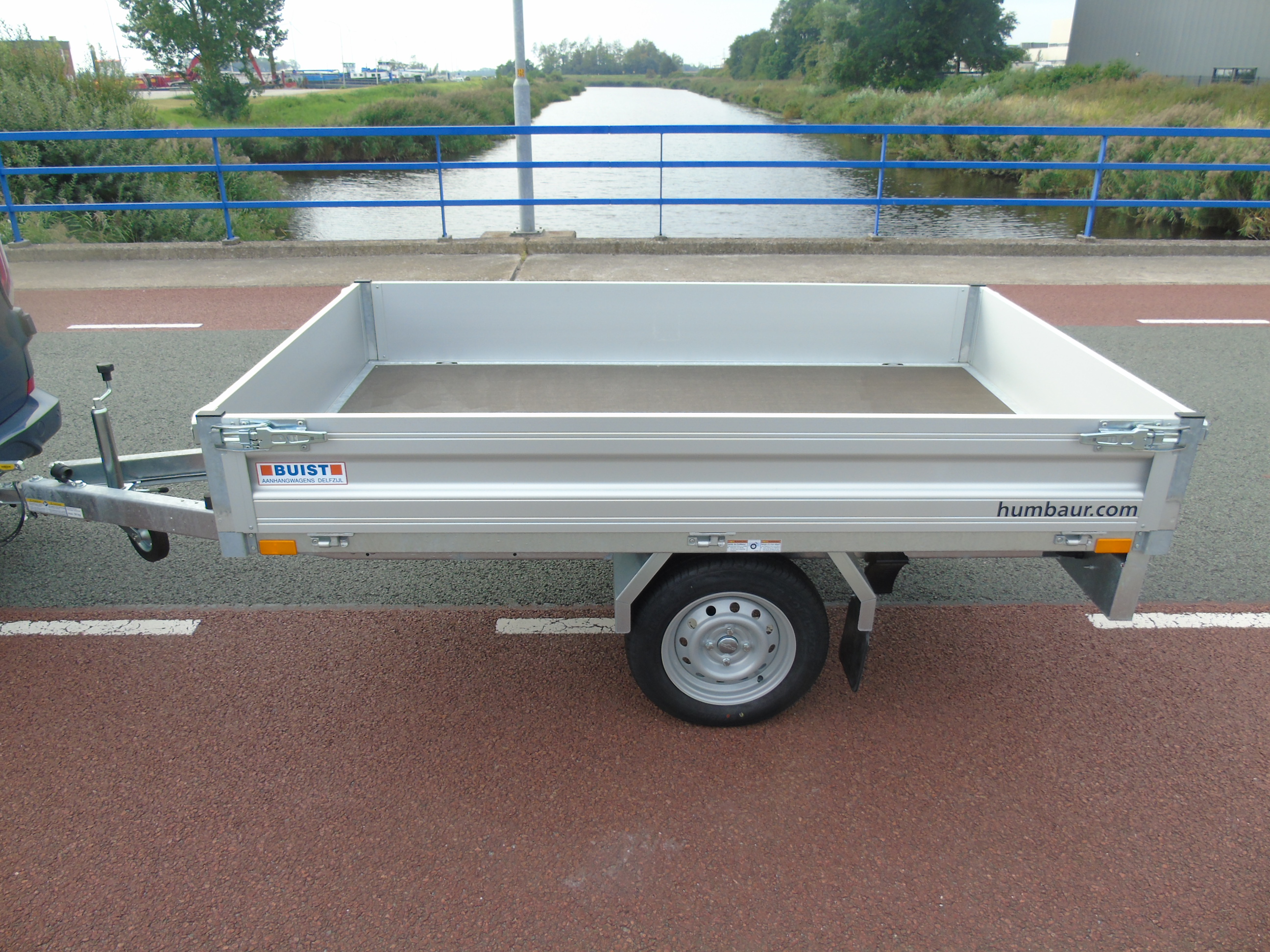 Voorraad Humbaur HU 752314 enkelasser plateauwagen