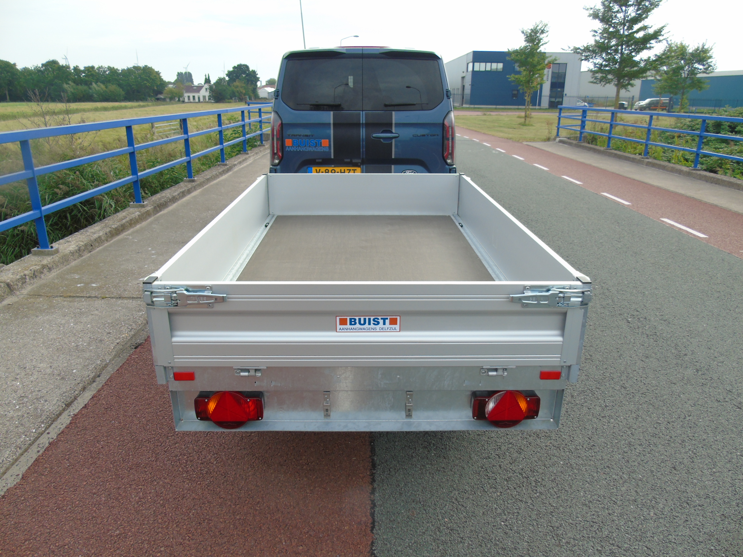 Voorraad Humbaur HU 752314 enkelasser plateauwagen