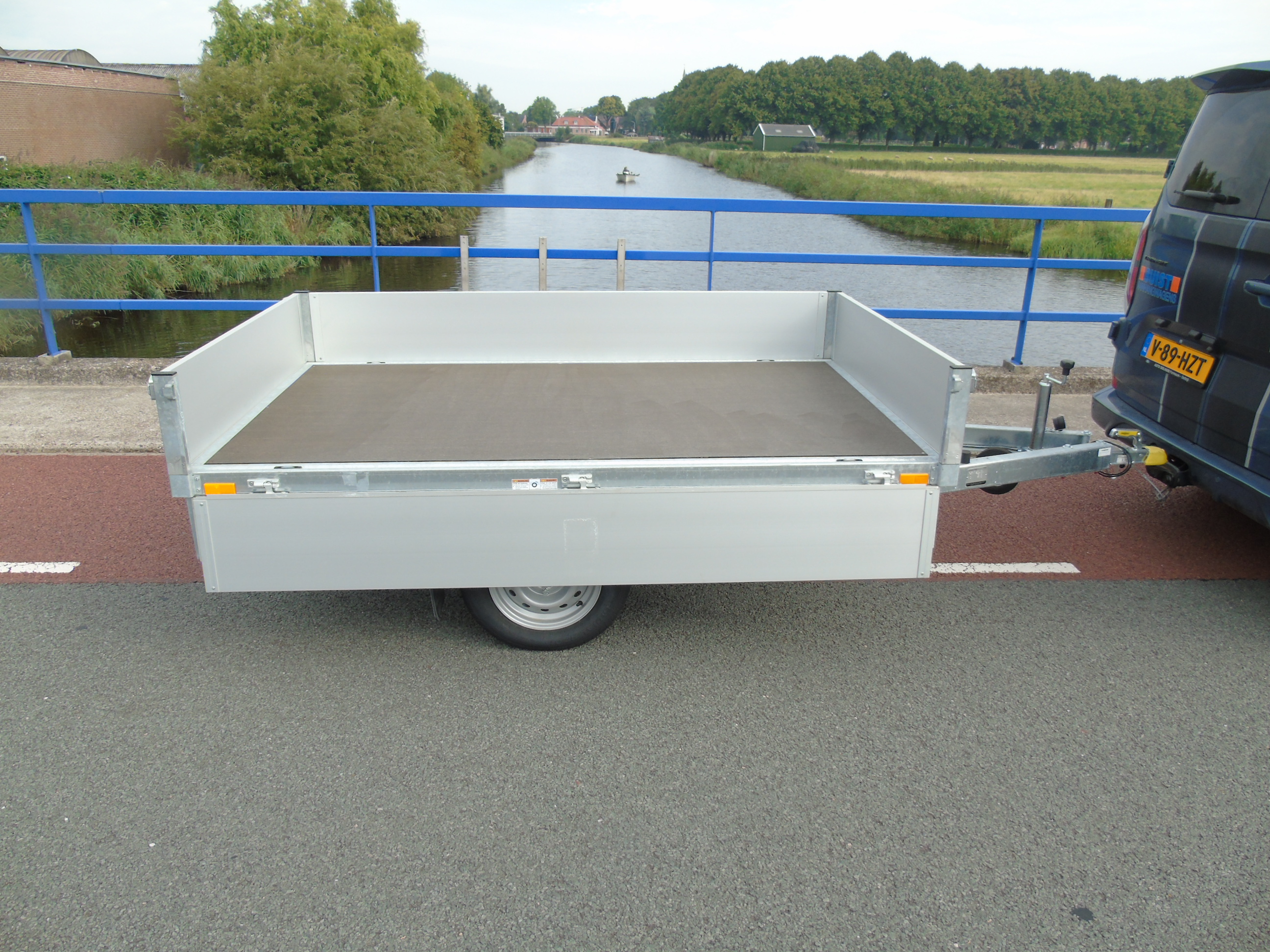 Voorraad Humbaur HU 752314 enkelasser plateauwagen