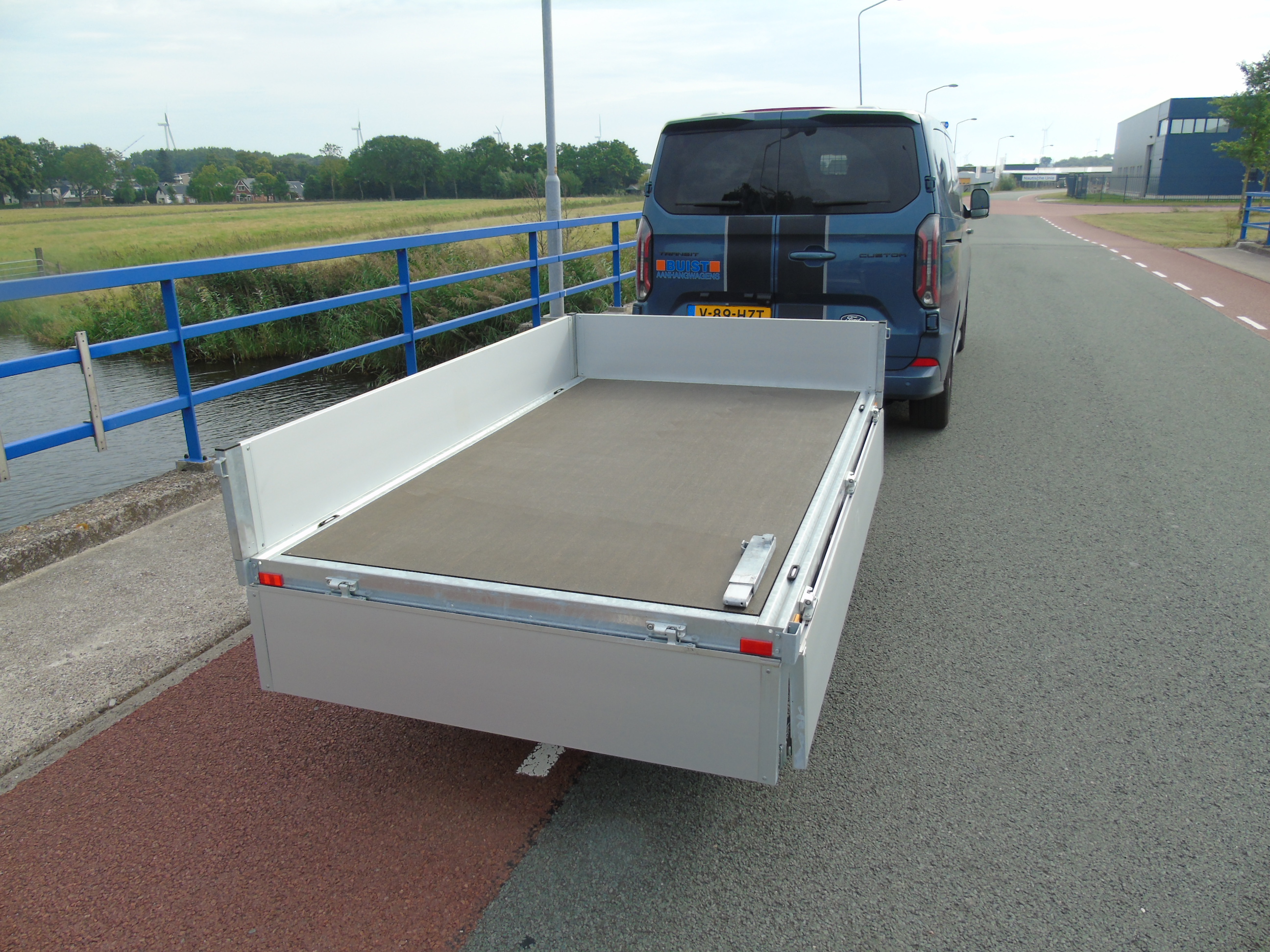 Voorraad Humbaur HU 752314 enkelasser plateauwagen