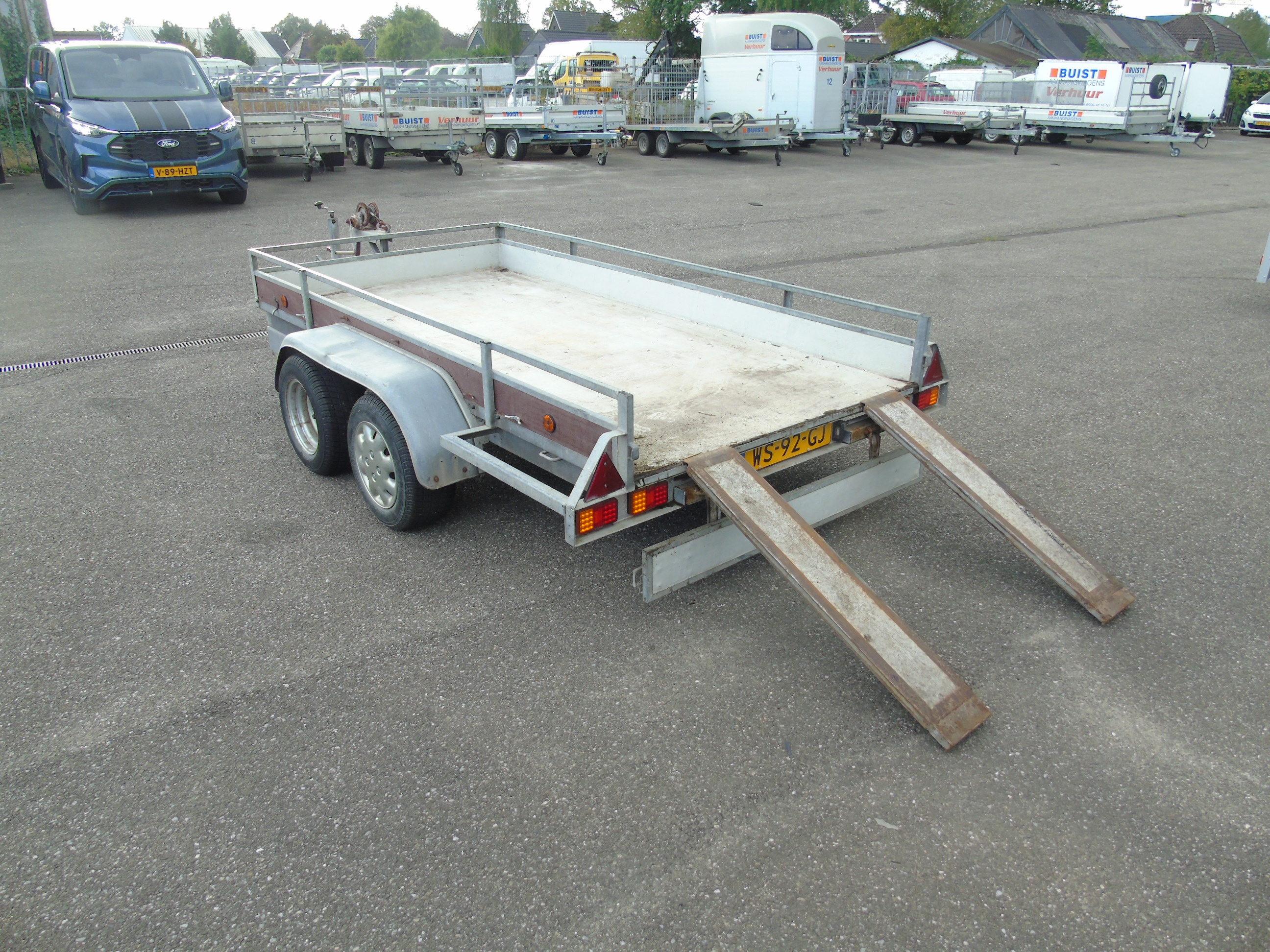 Occasion Midas M20 tandemasser bakwagen 295x147 cm 2000kg