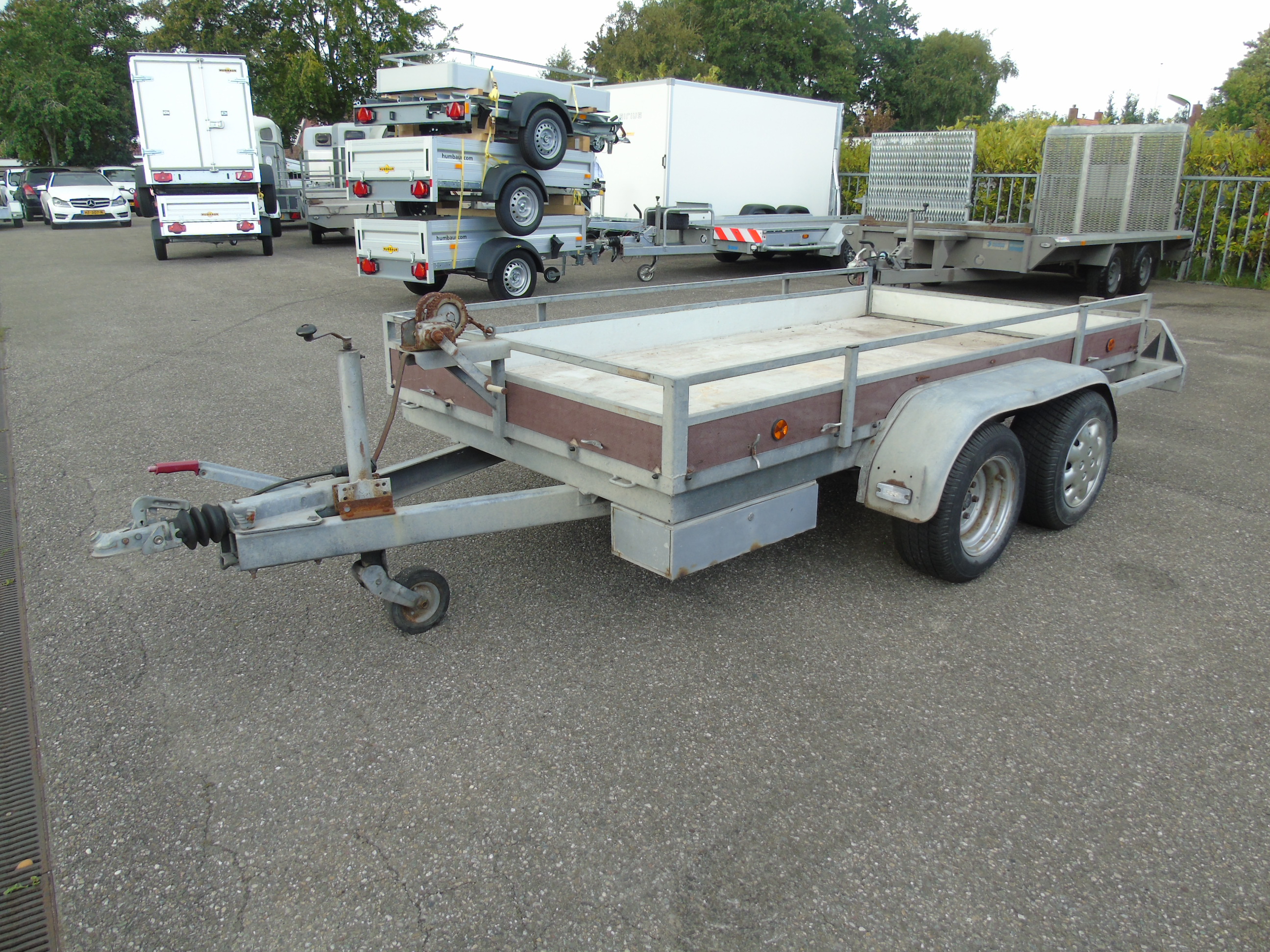 Occasion Midas M20 tandemasser bakwagen 295x147 cm 2000kg
