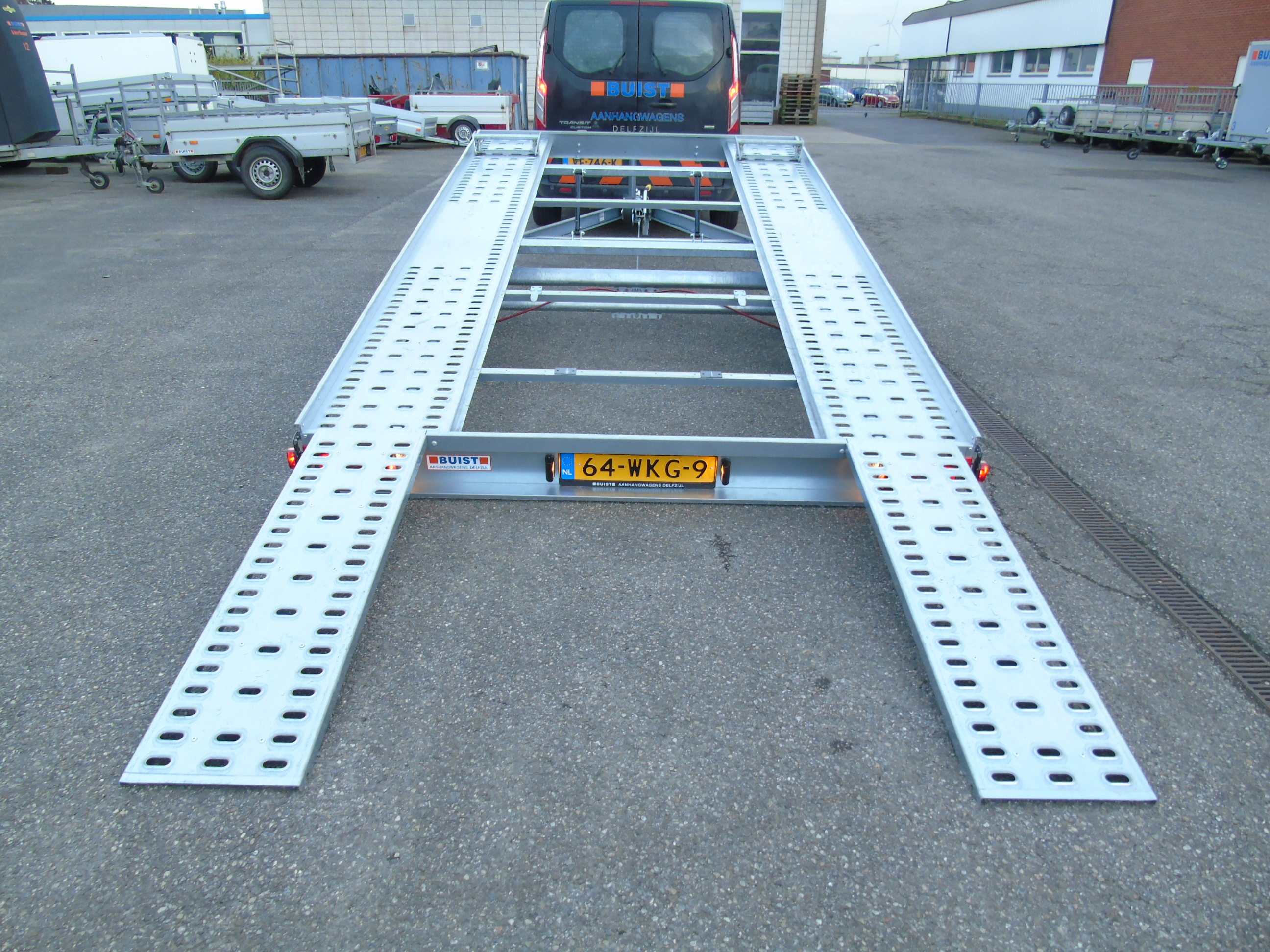 Voorraad aanhangwagen Humbaur FTK 274022 400x214 cm kantelbare autotransporter