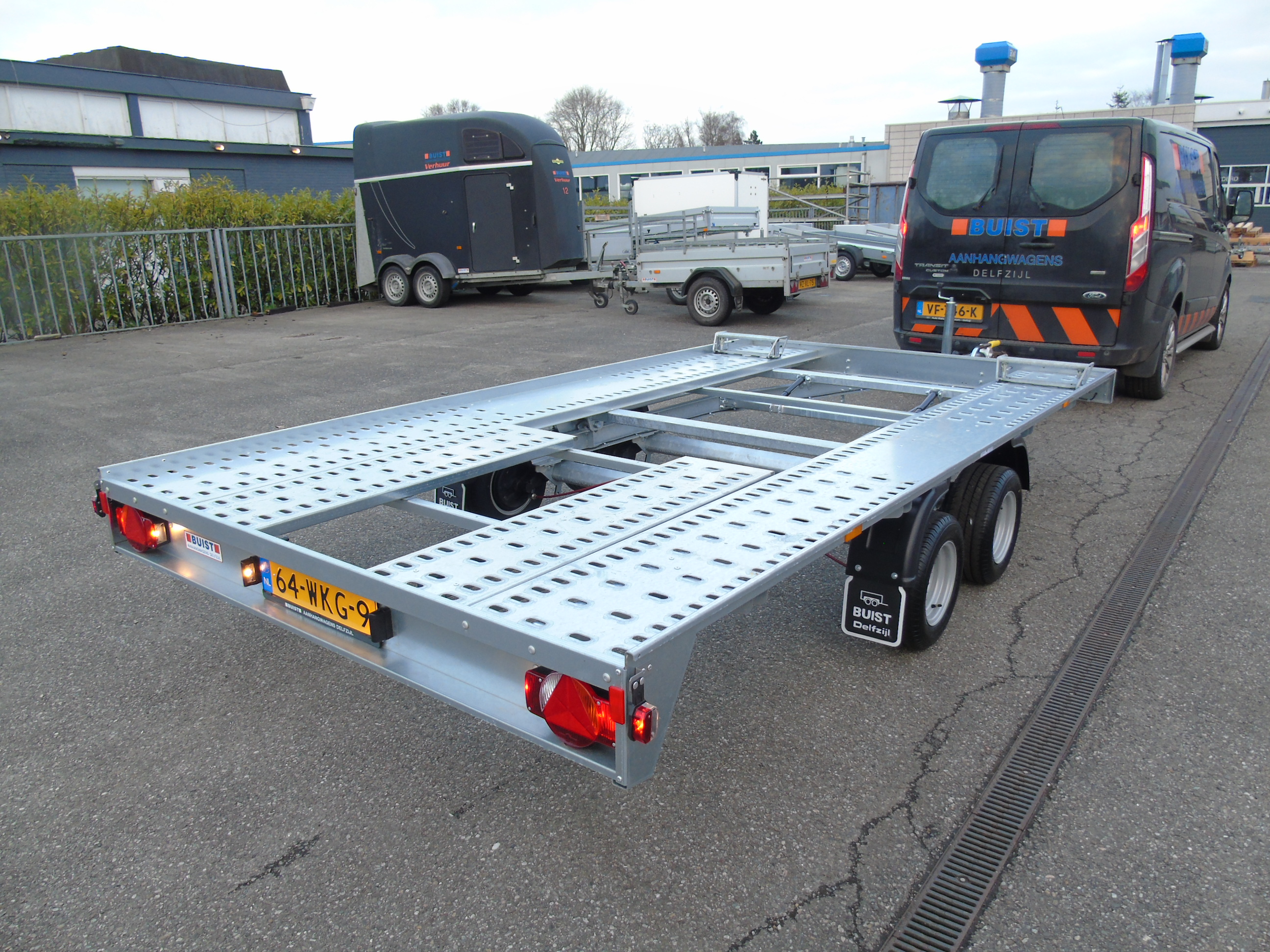 Voorraad aanhangwagen Humbaur FTK 274022 400x214 cm kantelbare autotransporter