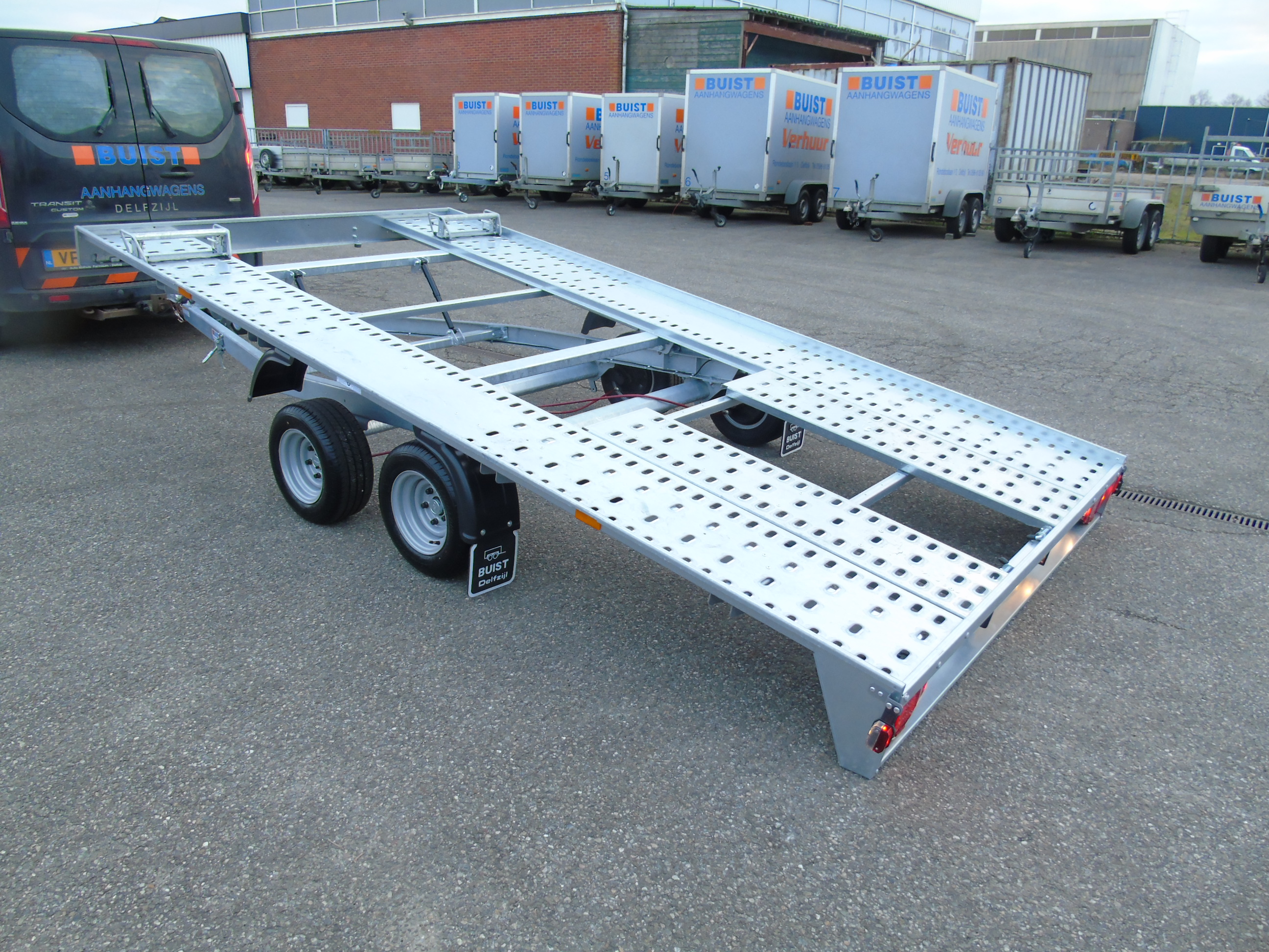 Voorraad aanhangwagen Humbaur FTK 274022 400x214 cm kantelbare autotransporter
