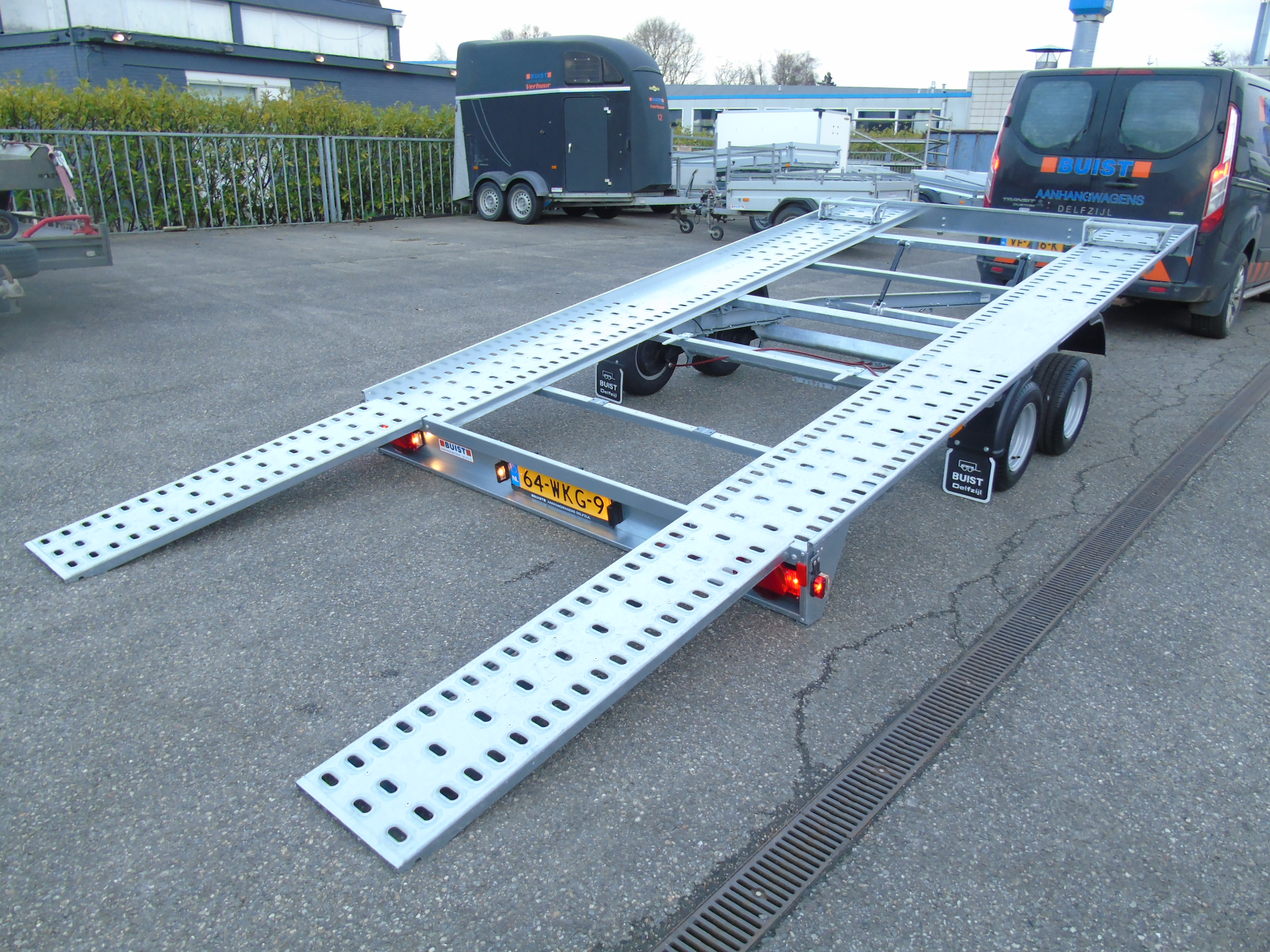 Voorraad aanhangwagen Humbaur FTK 274022 400x214 cm kantelbare autotransporter