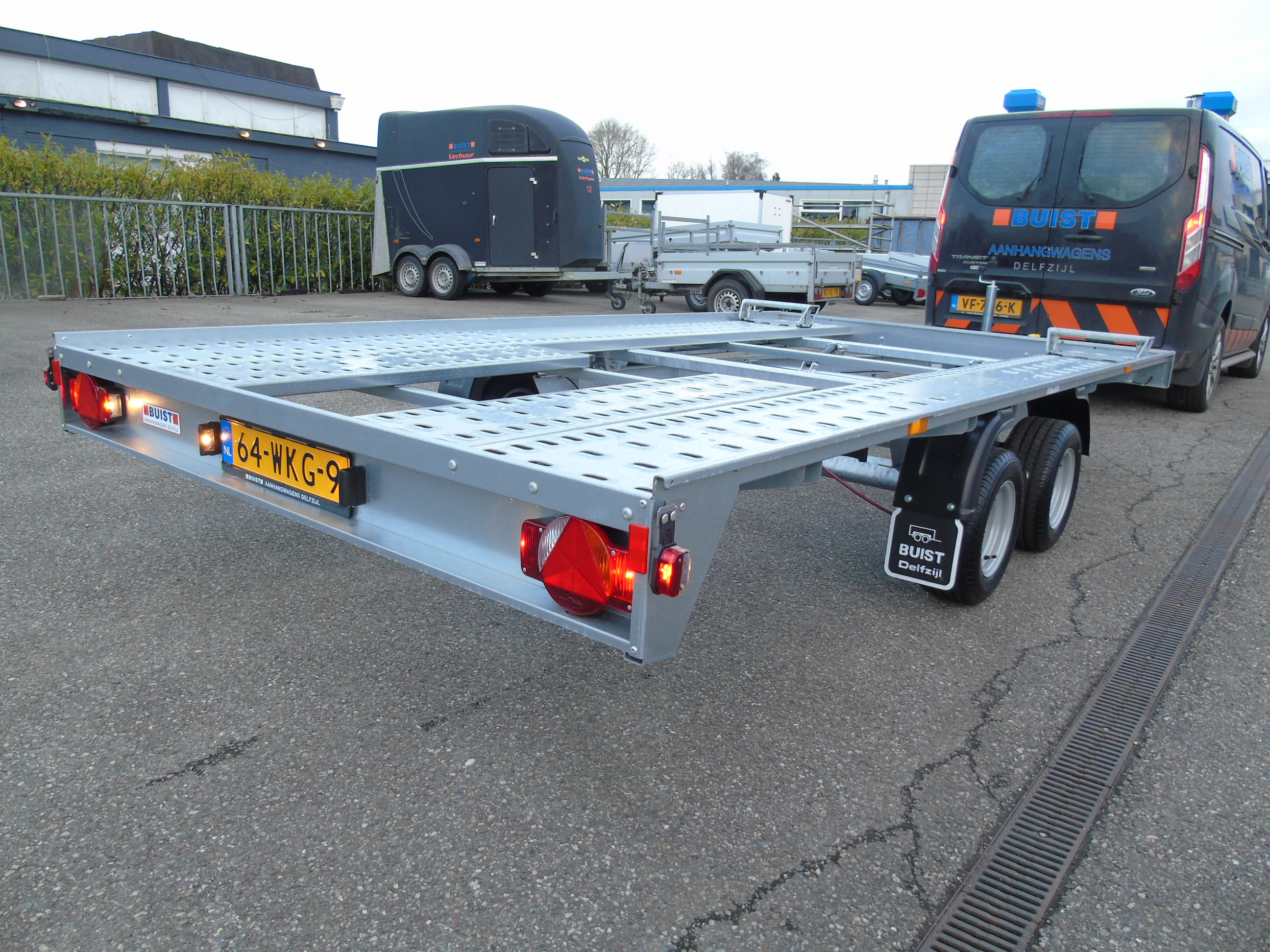 Voorraad aanhangwagen Humbaur FTK 274022 400x214 cm kantelbare autotransporter