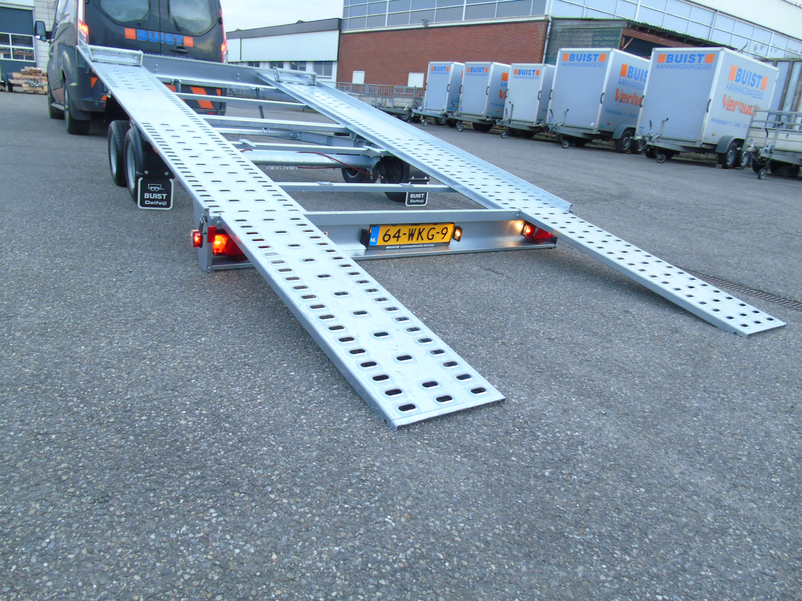 Voorraad aanhangwagen Humbaur FTK 274022 400x214 cm kantelbare autotransporter