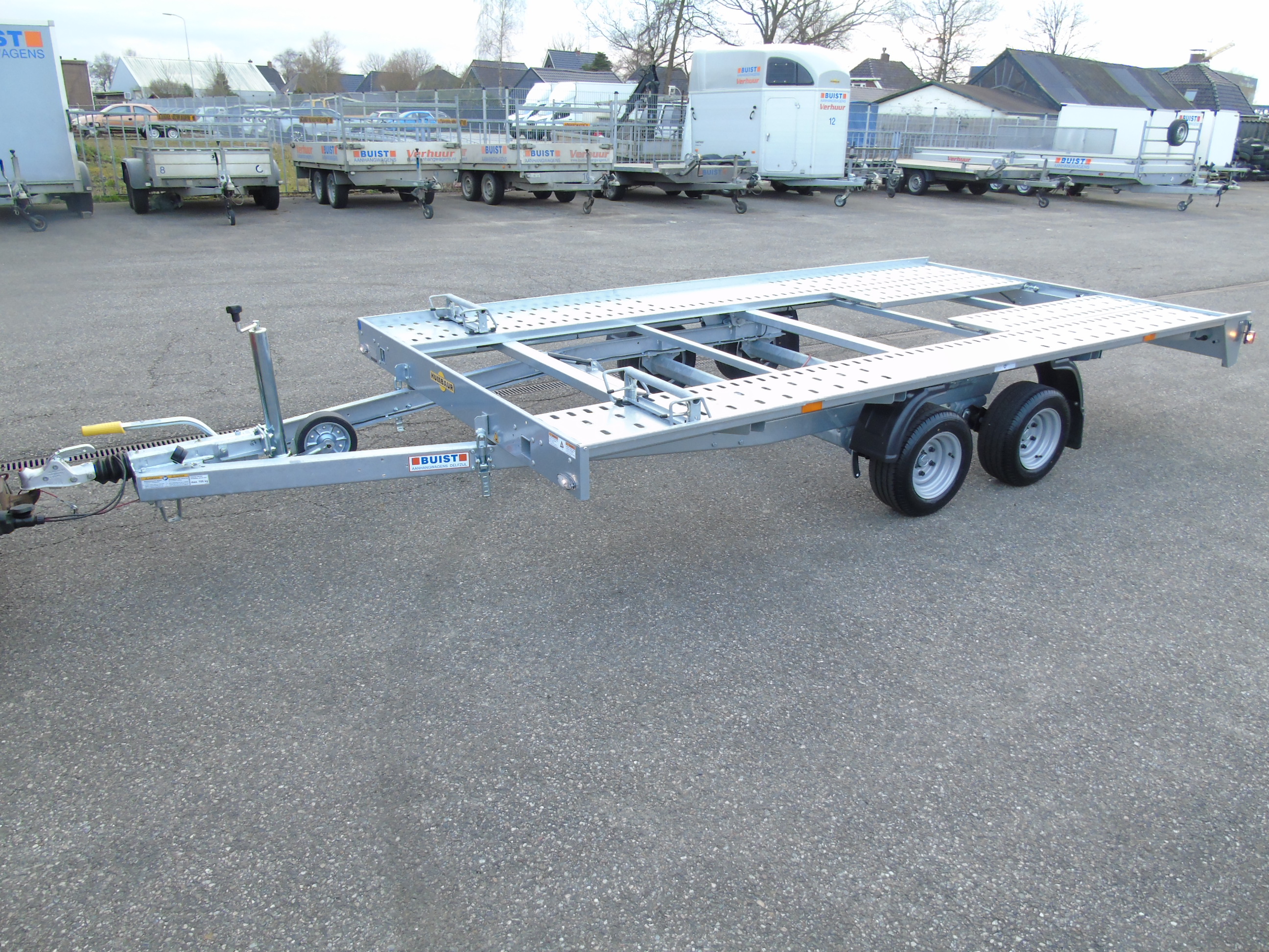 Voorraad aanhangwagen Humbaur FTK 274022 400x214 cm kantelbare autotransporter