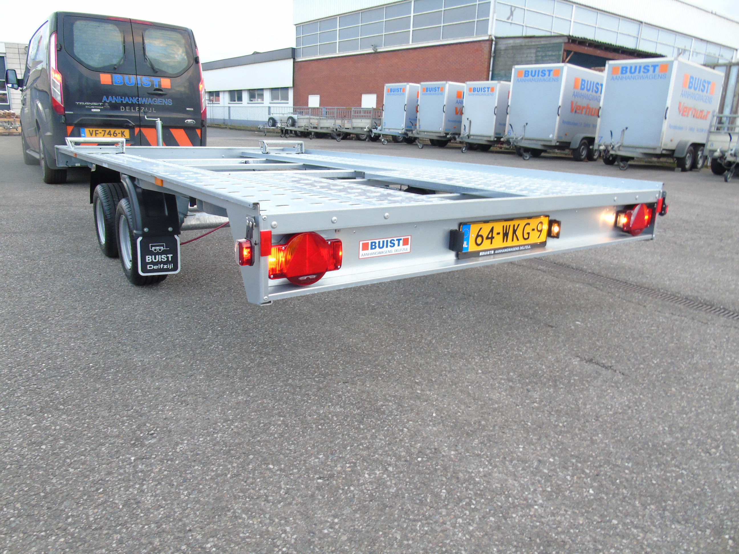 Voorraad aanhangwagen Humbaur FTK 274022 400x214 cm kantelbare autotransporter