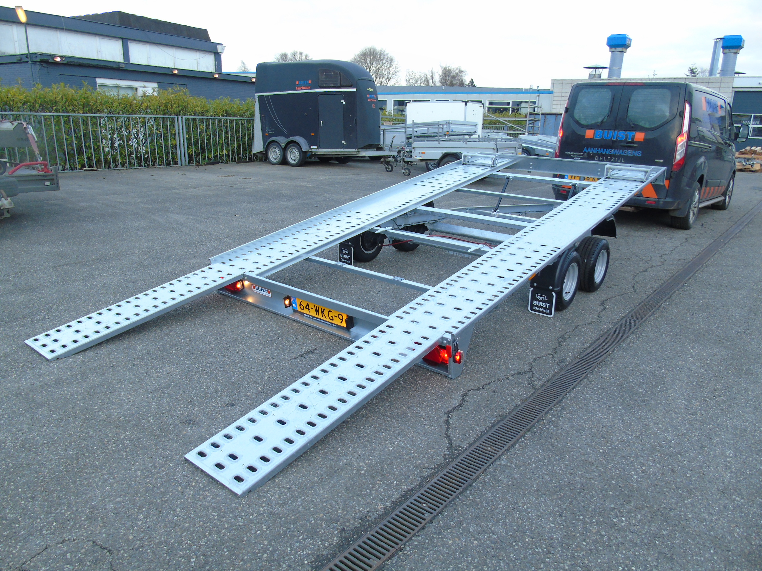 Voorraad aanhangwagen Humbaur FTK 274022 400x214 cm kantelbare autotransporter
