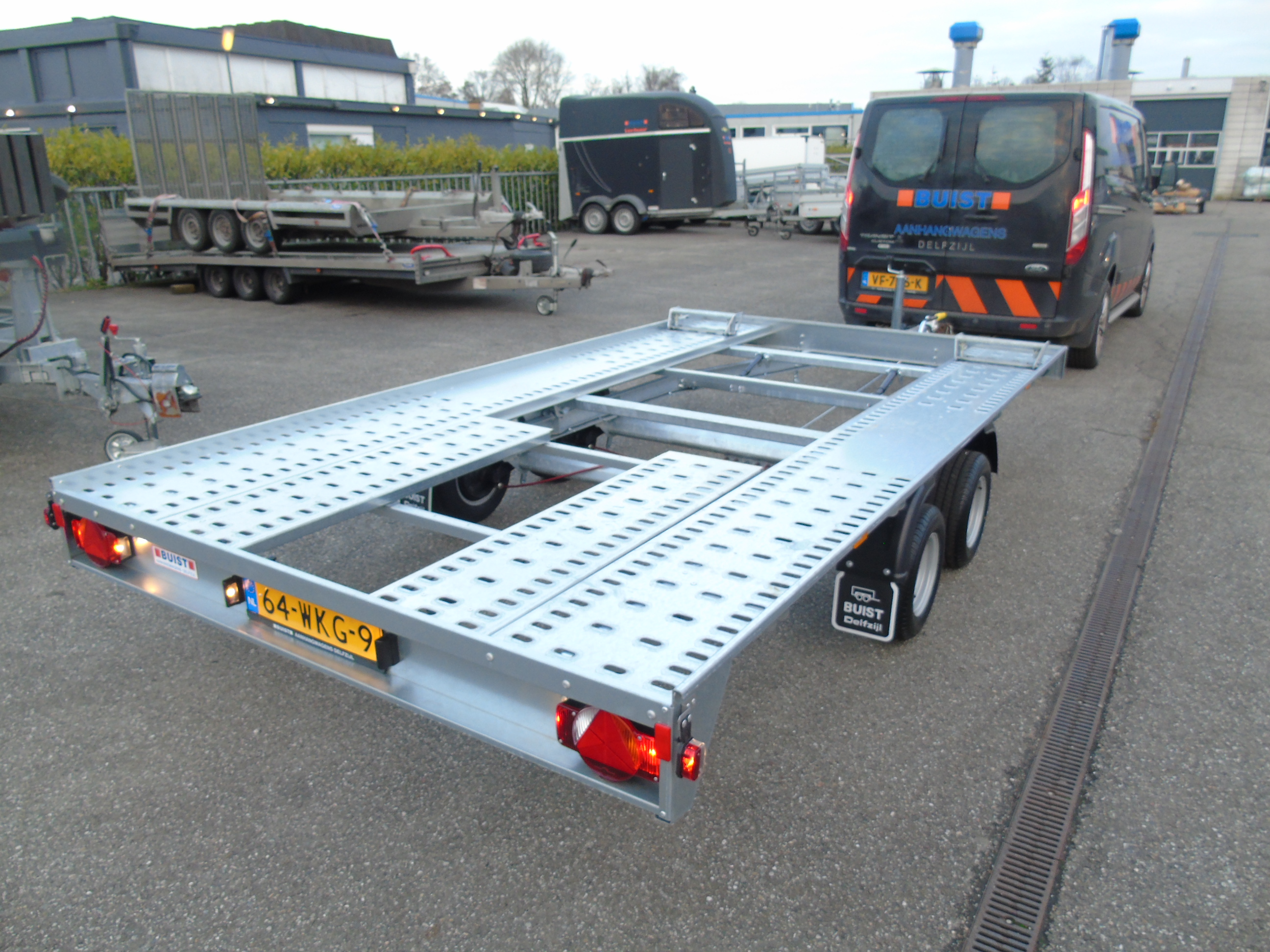 Voorraad aanhangwagen Humbaur FTK 274022 400x214 cm kantelbare autotransporter