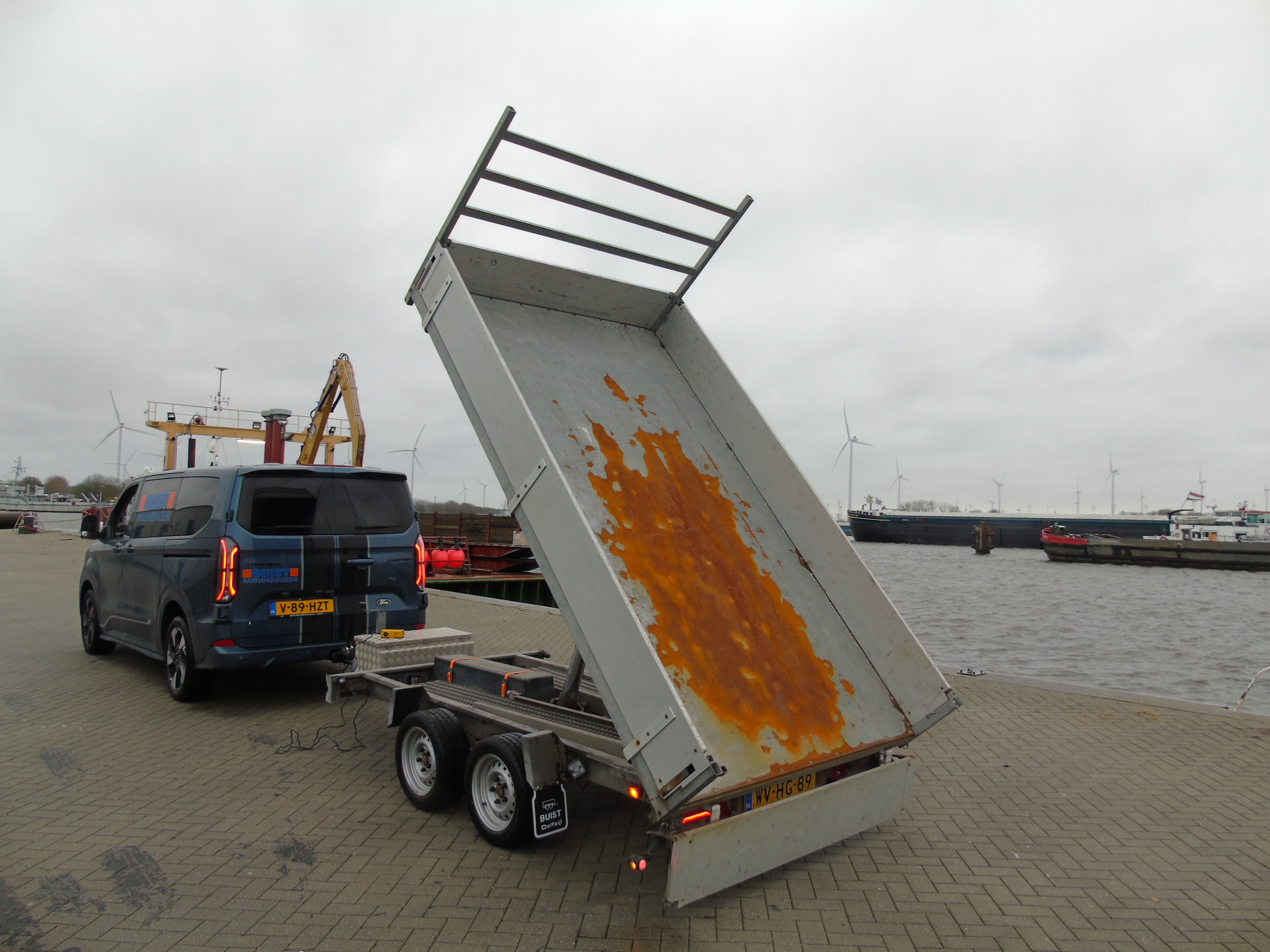 Occasion Anssems KSX2 3-zijdige kipper 3000kg 305x178cm 2006