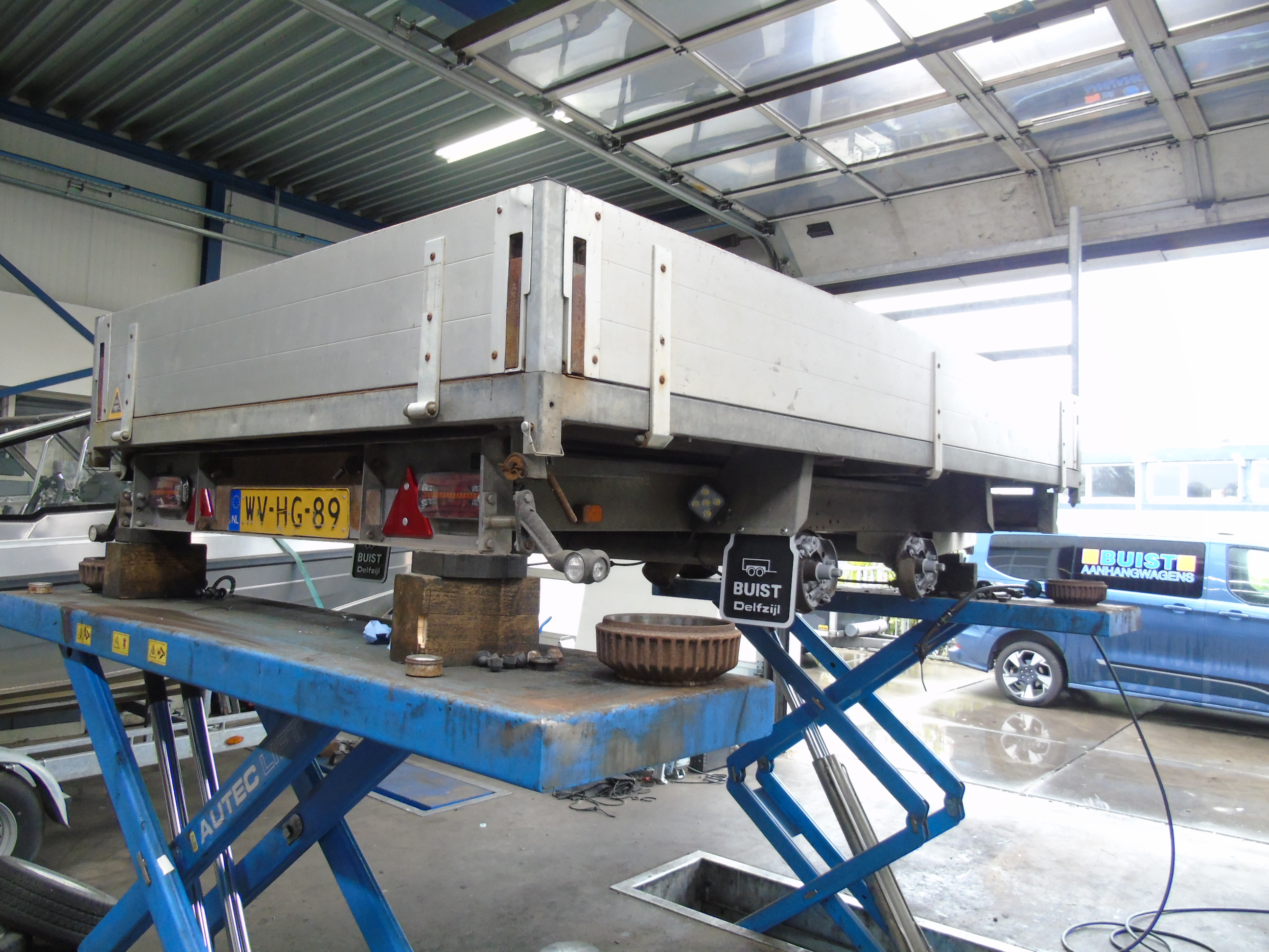 Occasion Anssems KSX2 3-zijdige kipper 3000kg 305x178cm 2006