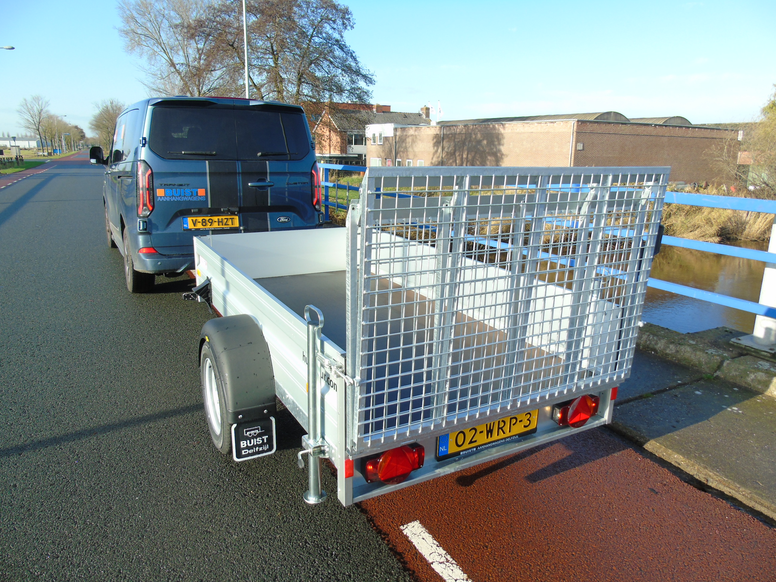 Voorraad aanhangwagen Humbaur HA 132513 ÜFW enkelasser met laadklep