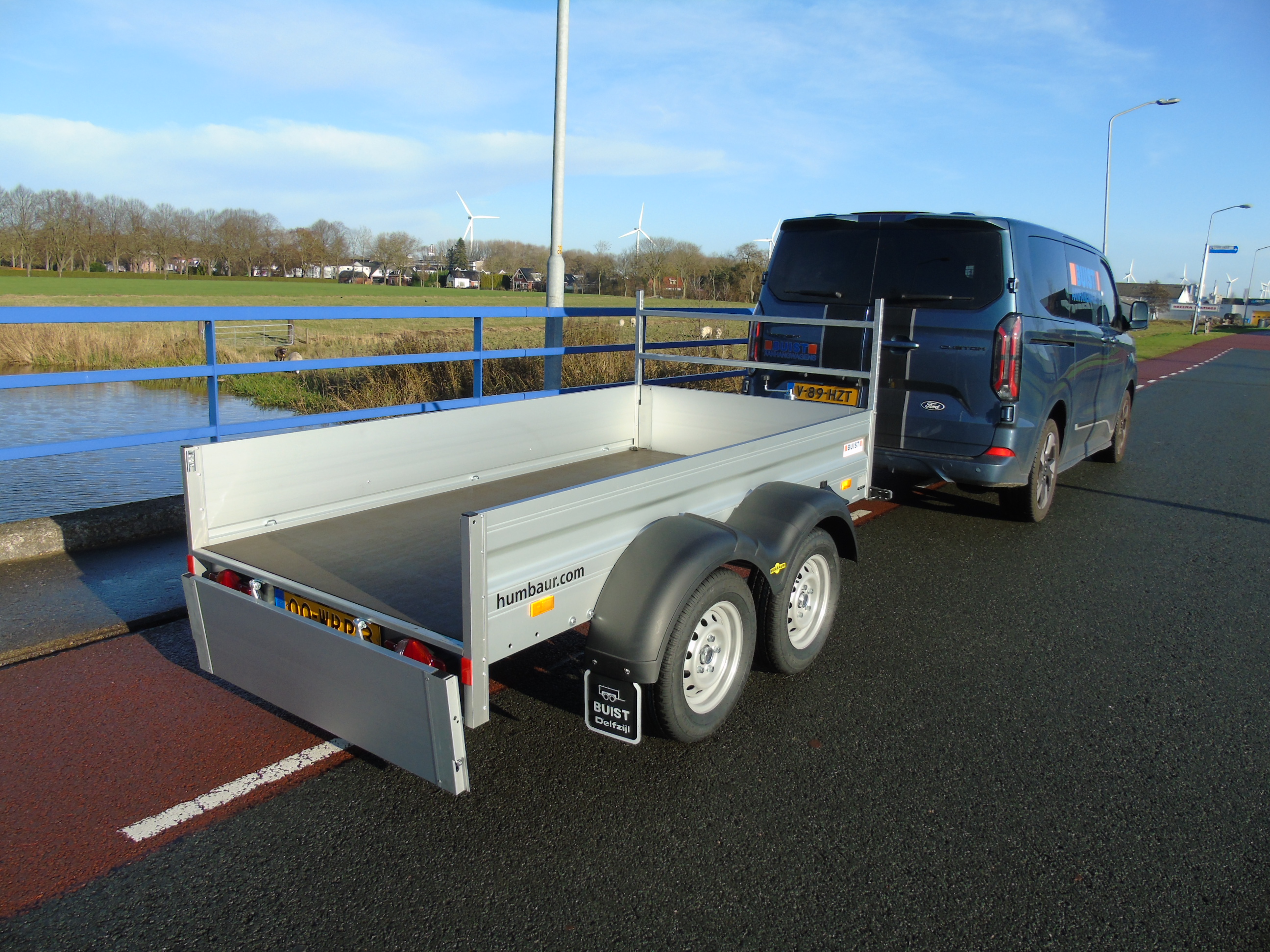 Voorraad aanhangwagen Humbaur HA 202513 KV tandemasser open bakwagen