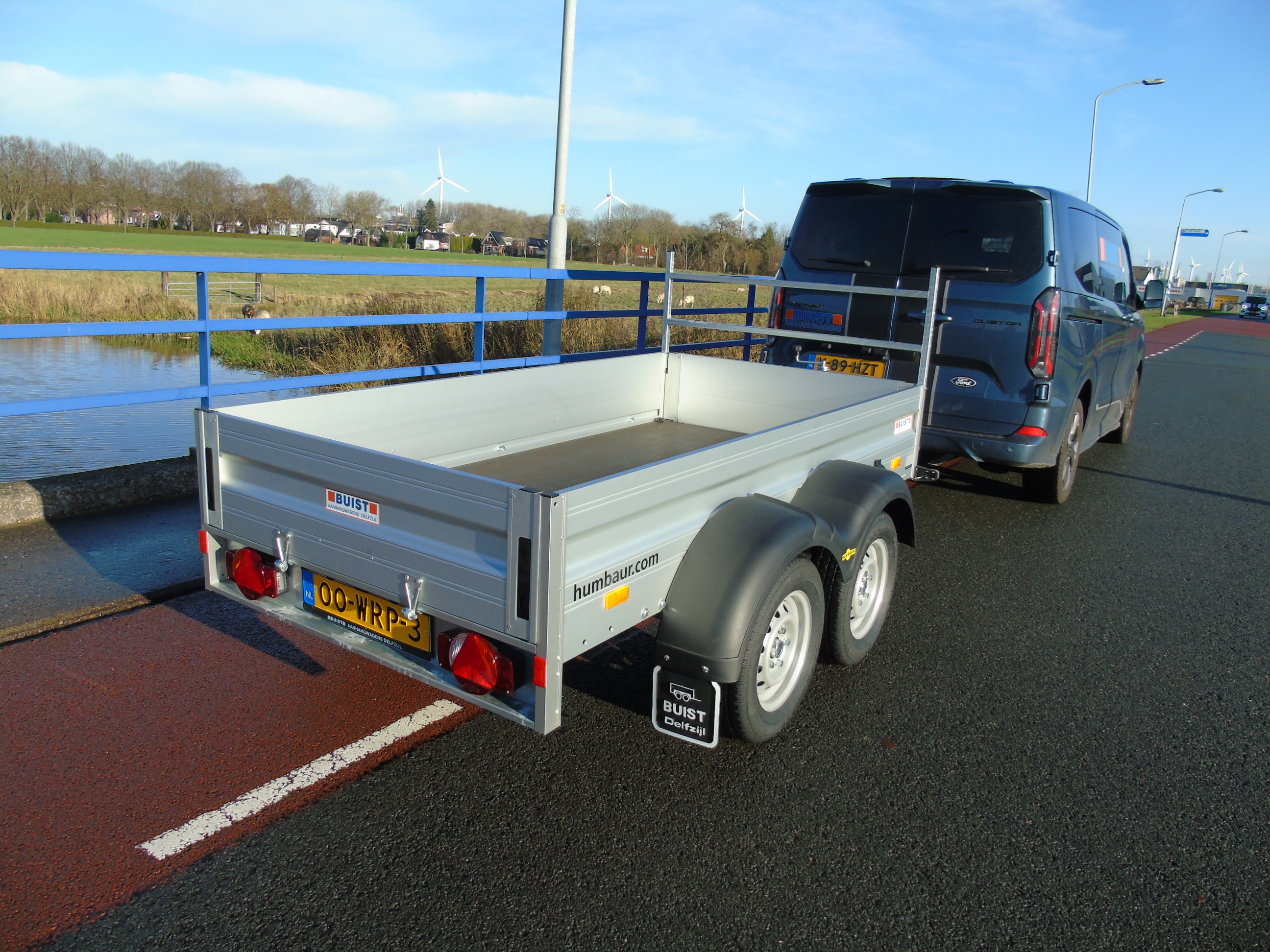 Voorraad aanhangwagen Humbaur HA 202513 KV tandemasser open bakwagen