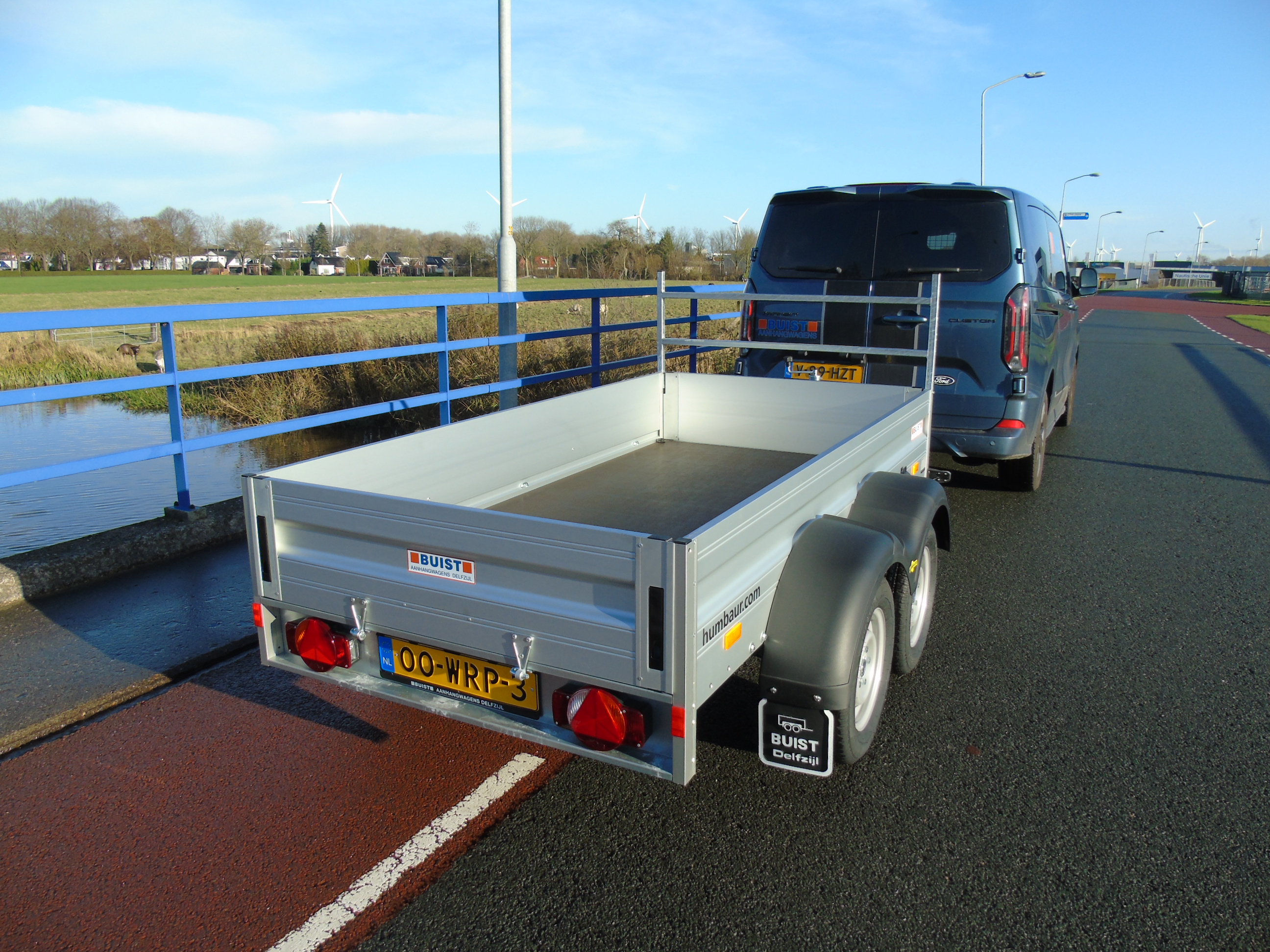 Voorraad aanhangwagen Humbaur HA 202513 KV tandemasser open bakwagen